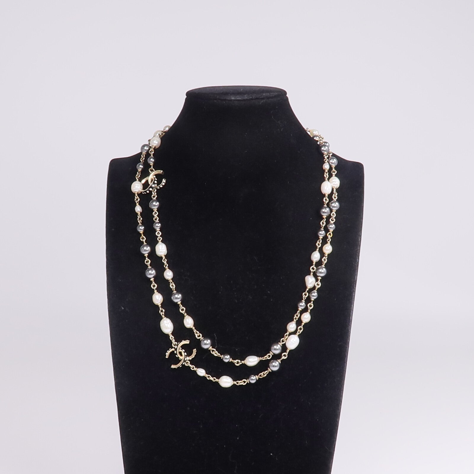 CHANEL PVC/金屬Long Necklace項鍊