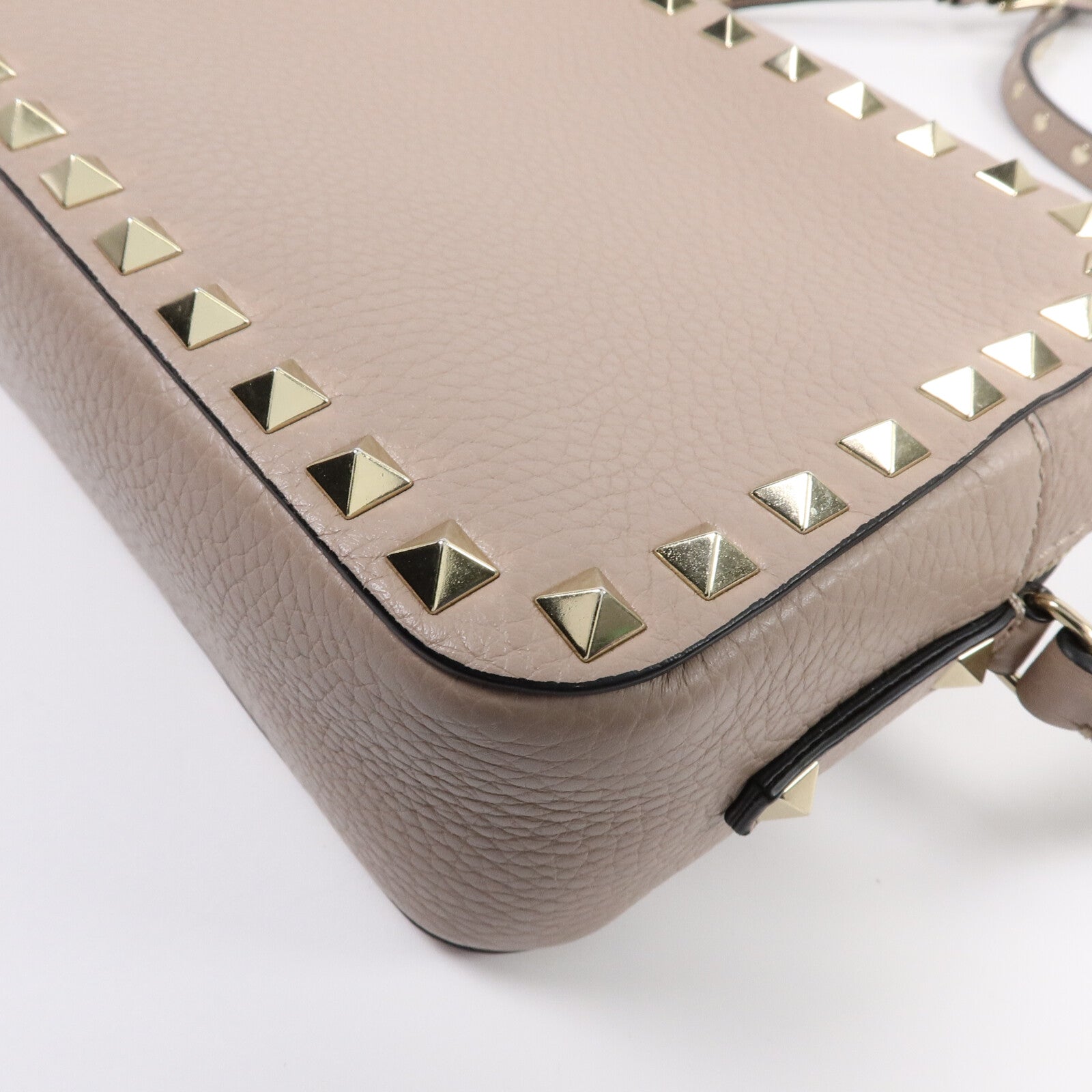 Valentino 牛皮皮革Garavani Rockstud肩背袋
