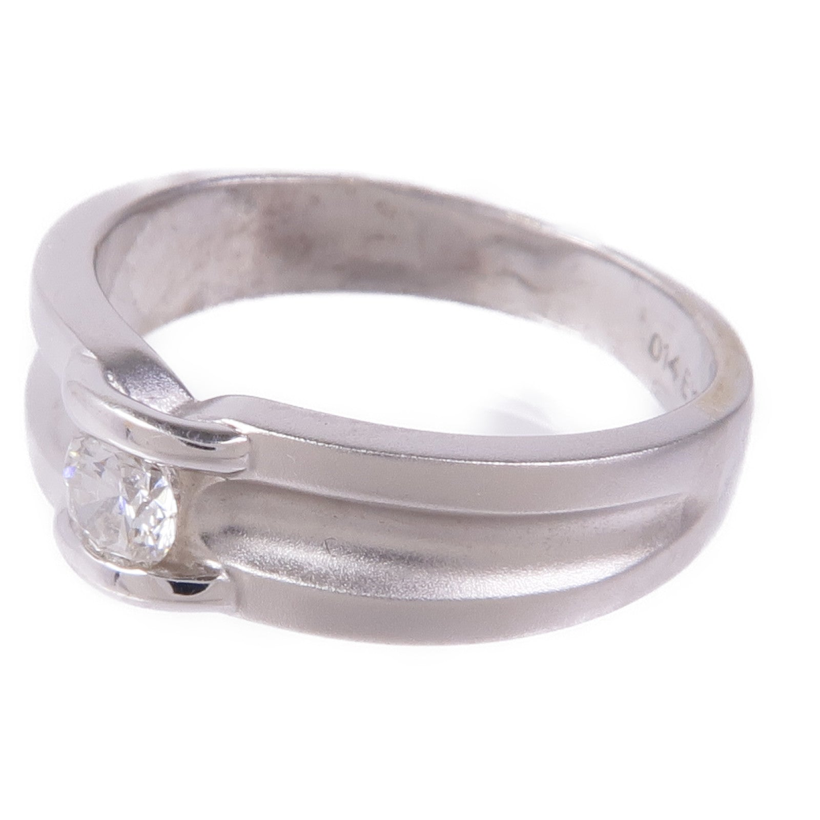 JEWELRY 【激減優惠】18K白金Diamond Ring鑽石戒指US#3.5