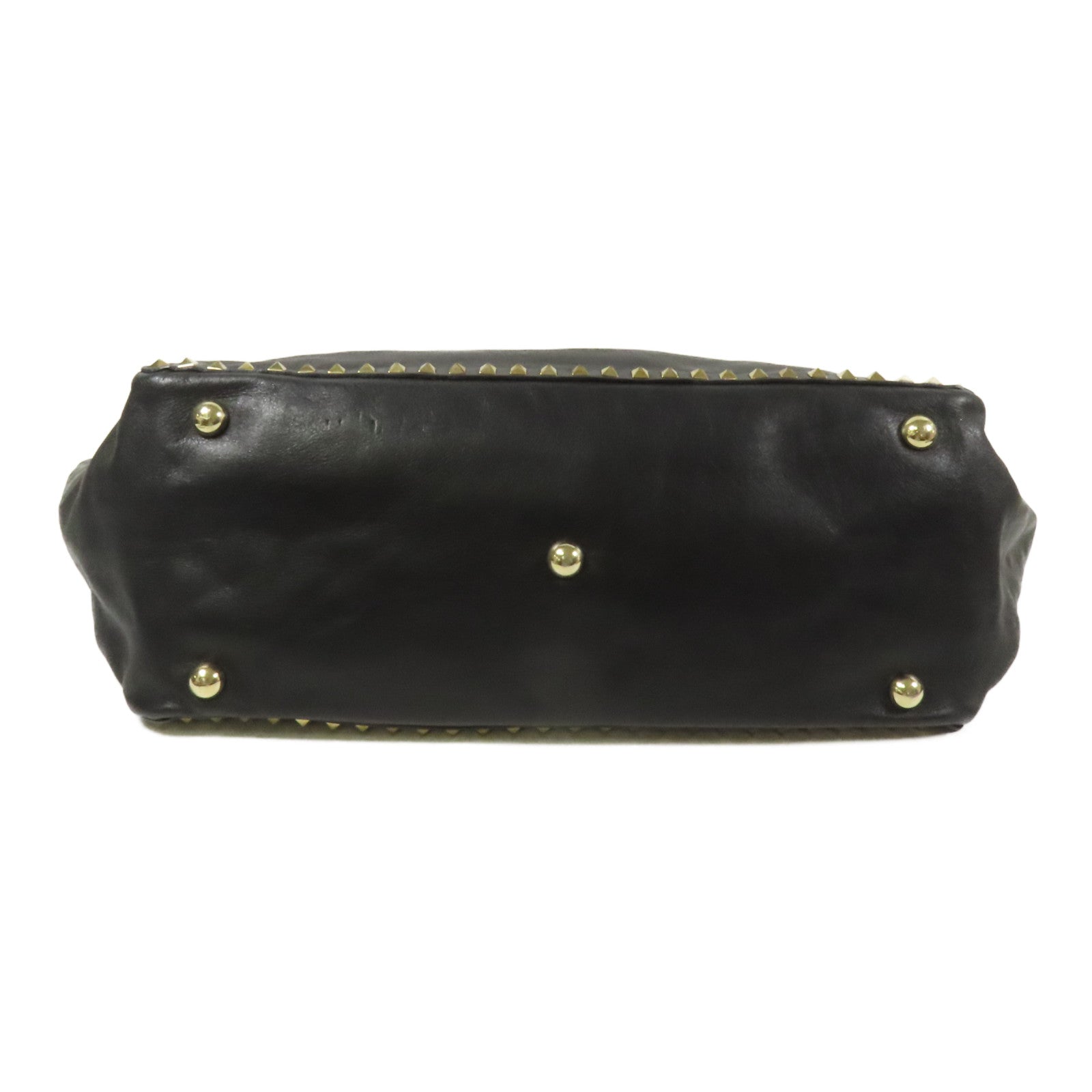 Valentino 牛皮皮革Rockstud金扣手挽肩背兩用袋