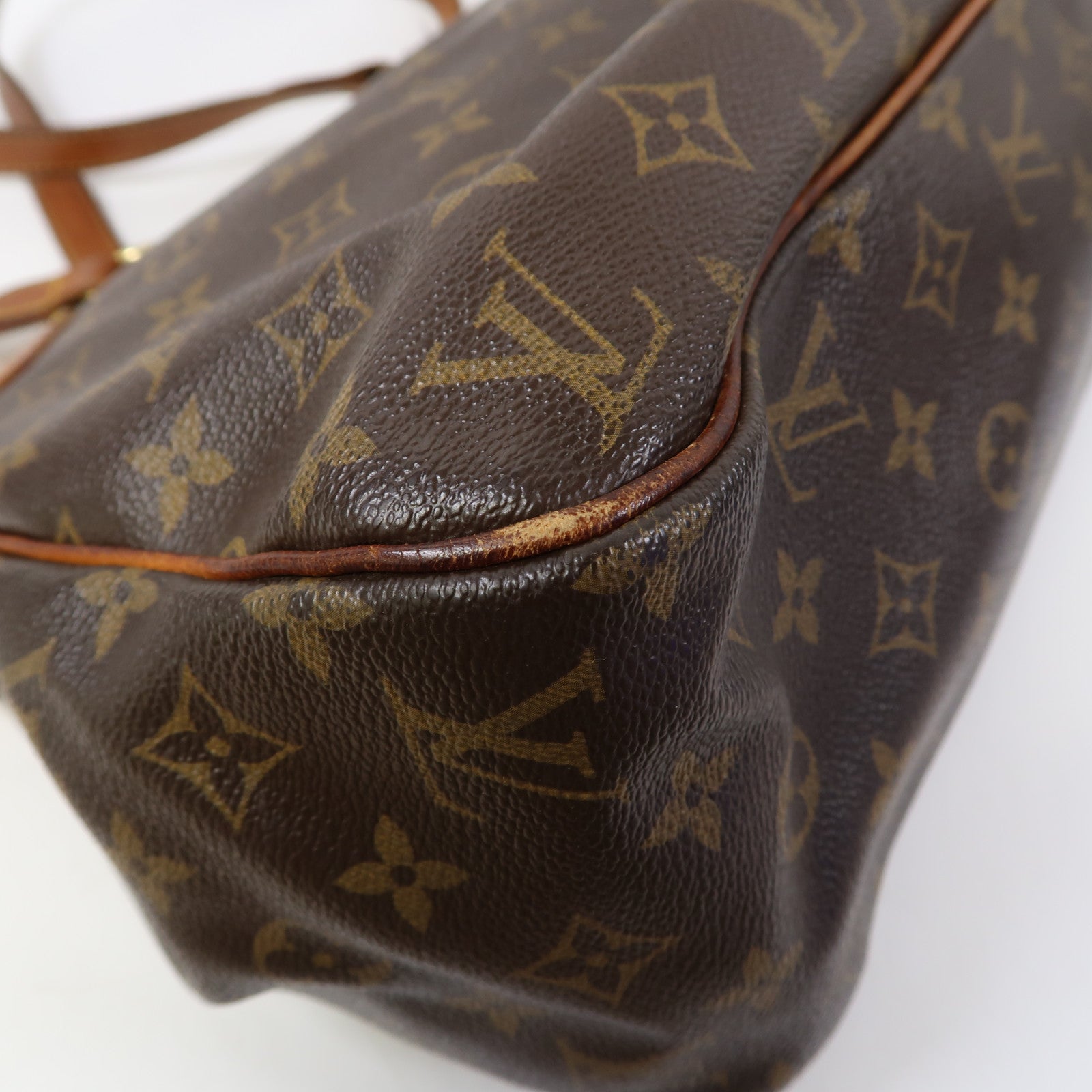LOUIS VUITTON Monogram Batignolles Horizontal金扣肩背袋啡色