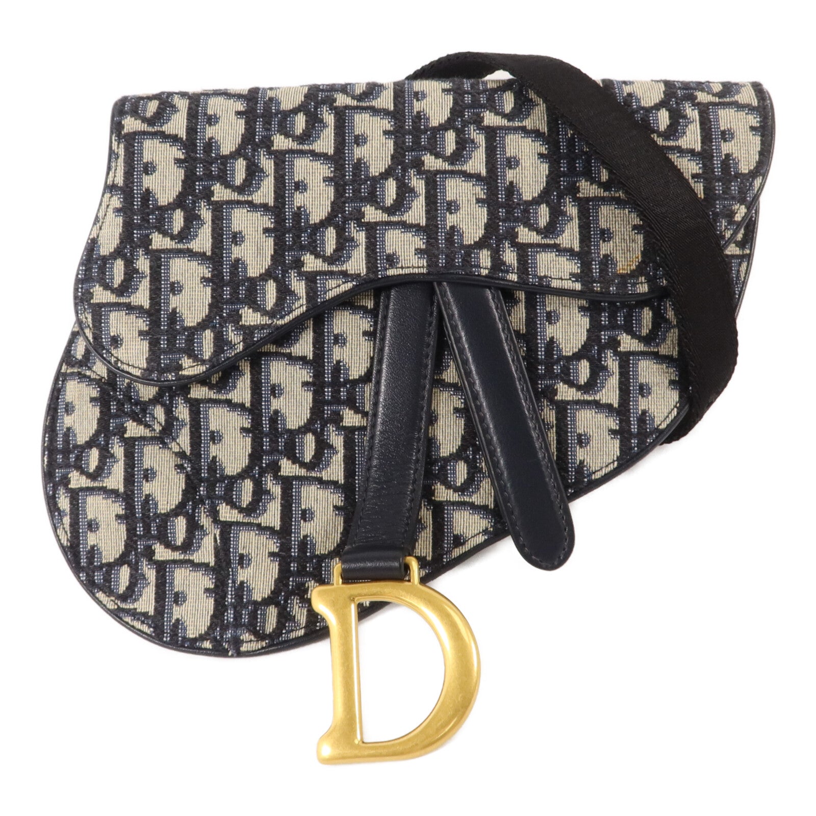 Dior 帆布Saddle Oblique Waist Belt Bag腰包