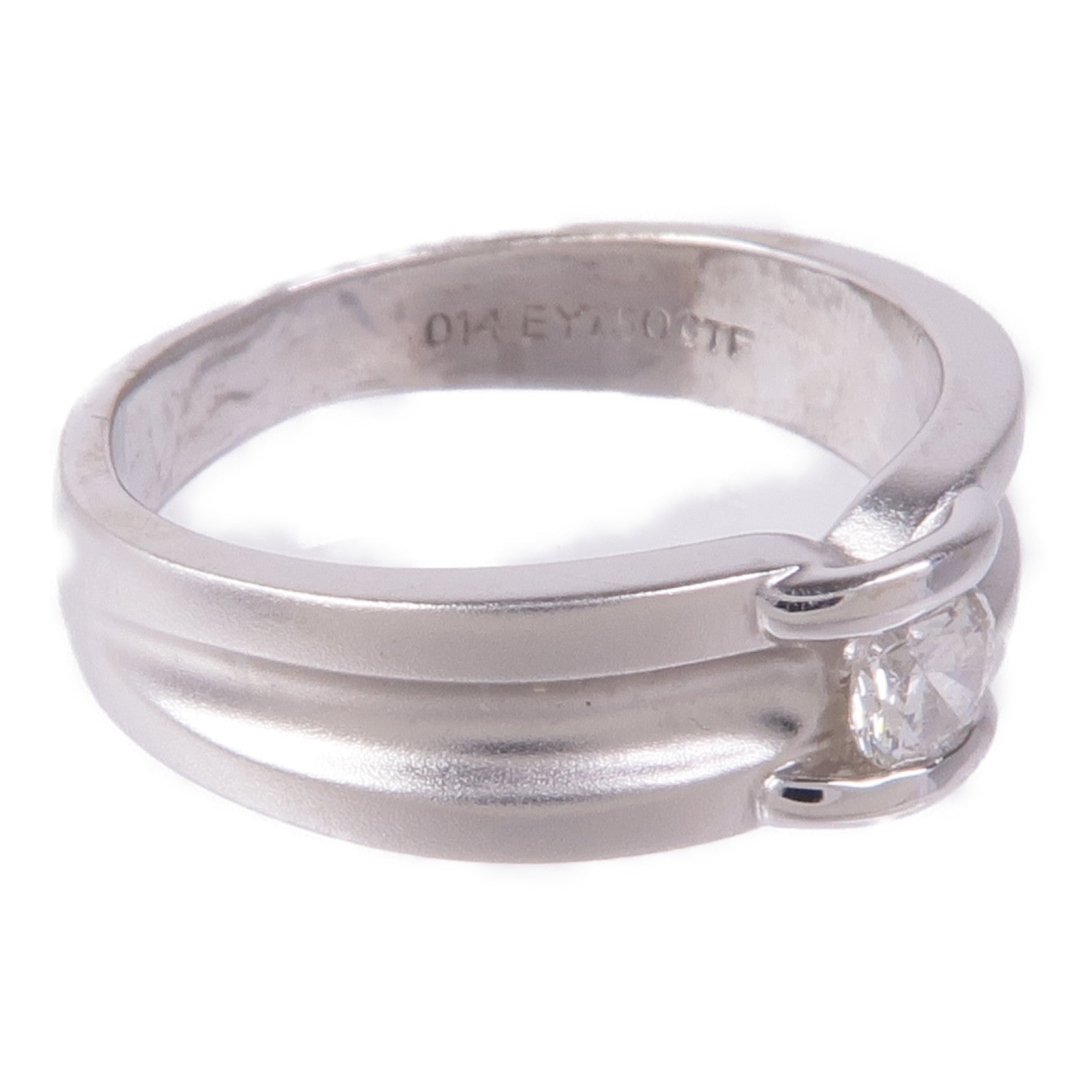 JEWELRY 【激減優惠】18K白金Diamond Ring鑽石戒指US#3.5