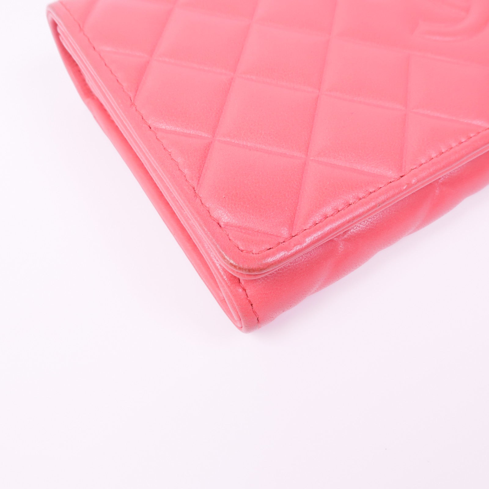 CHANEL 皮革Long Wallet金扣長錢包