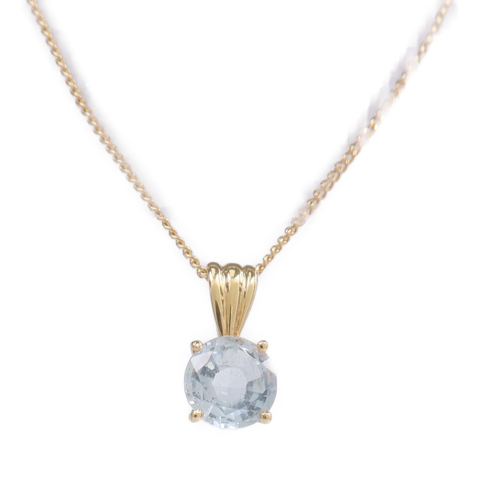 JEWELRY 【激減優惠】18K黃金Crystal Necklace水晶項鍊