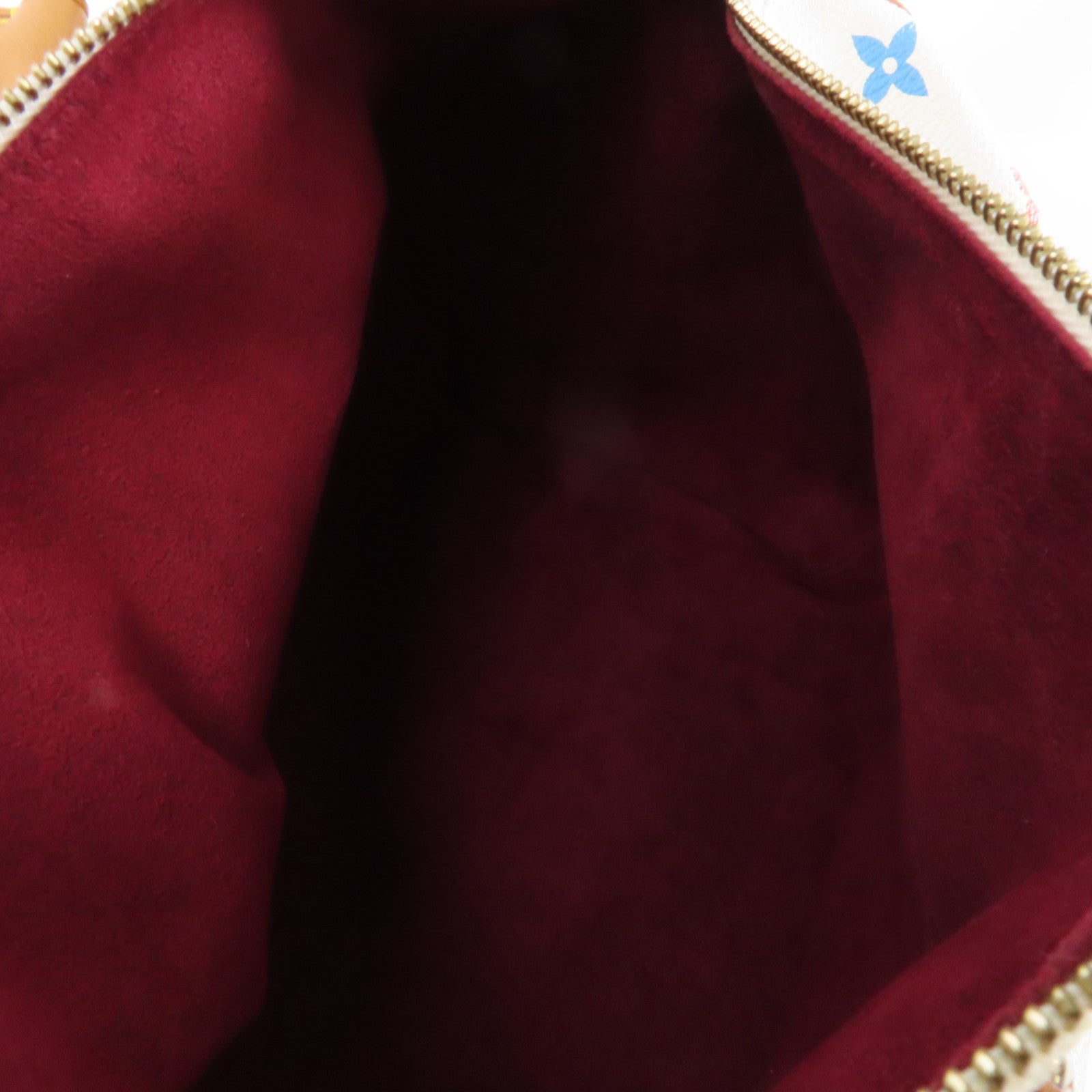 LOUIS VUITTON Monogram Multicolor Multi Speedy 30金扣手挽袋白色/多色