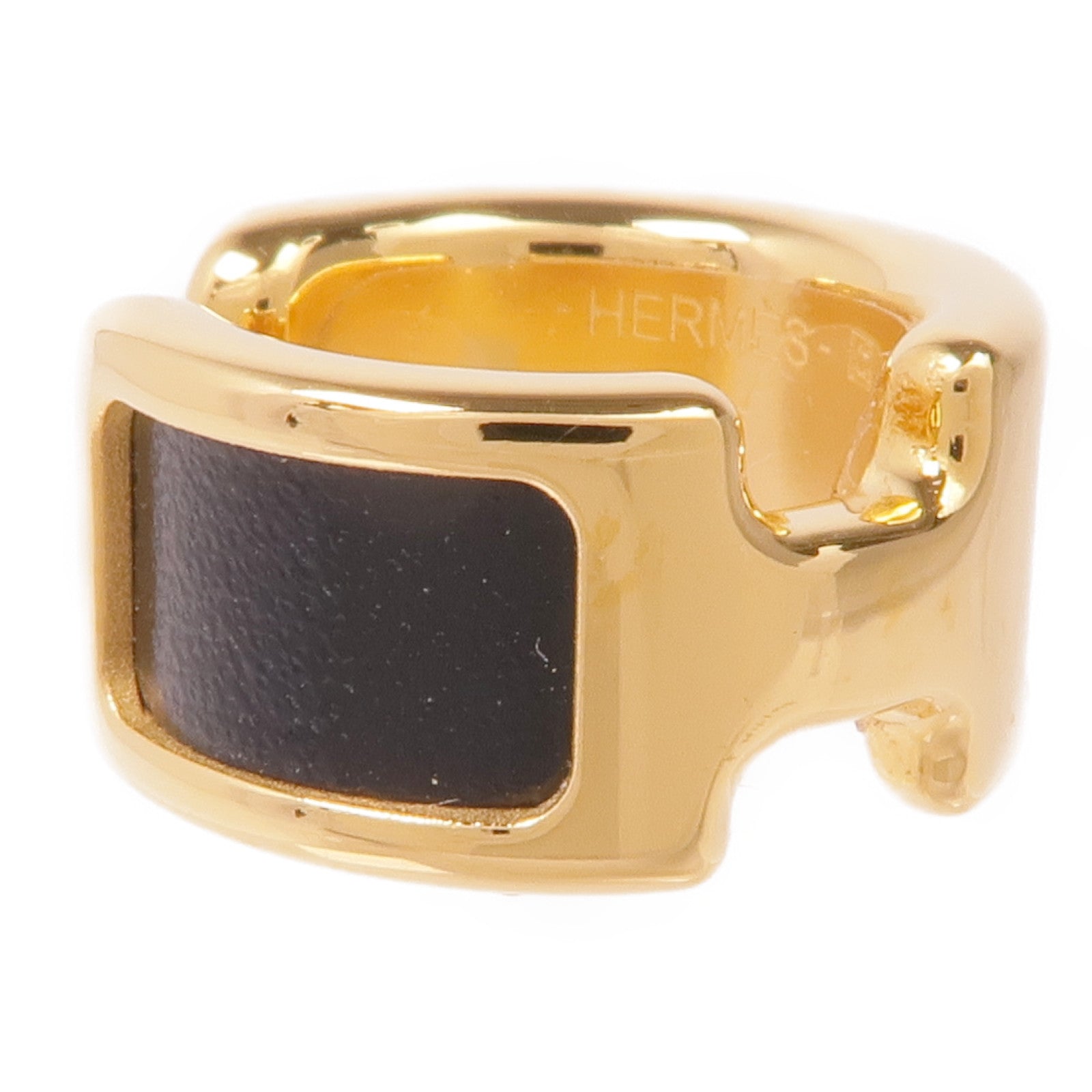 HERMES 金屬/牛皮皮革Olympe Ear Cuff耳夾