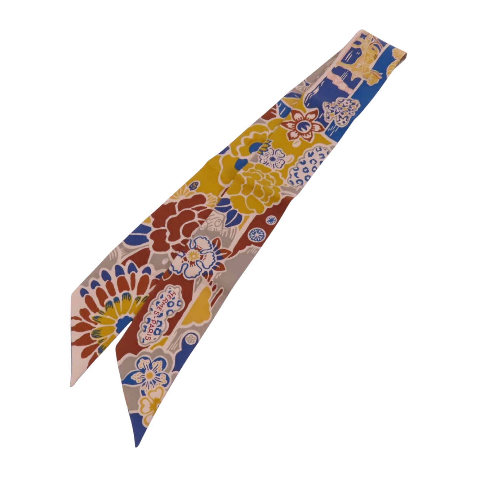 HERMES 絲質Twilly Scarf絲巾