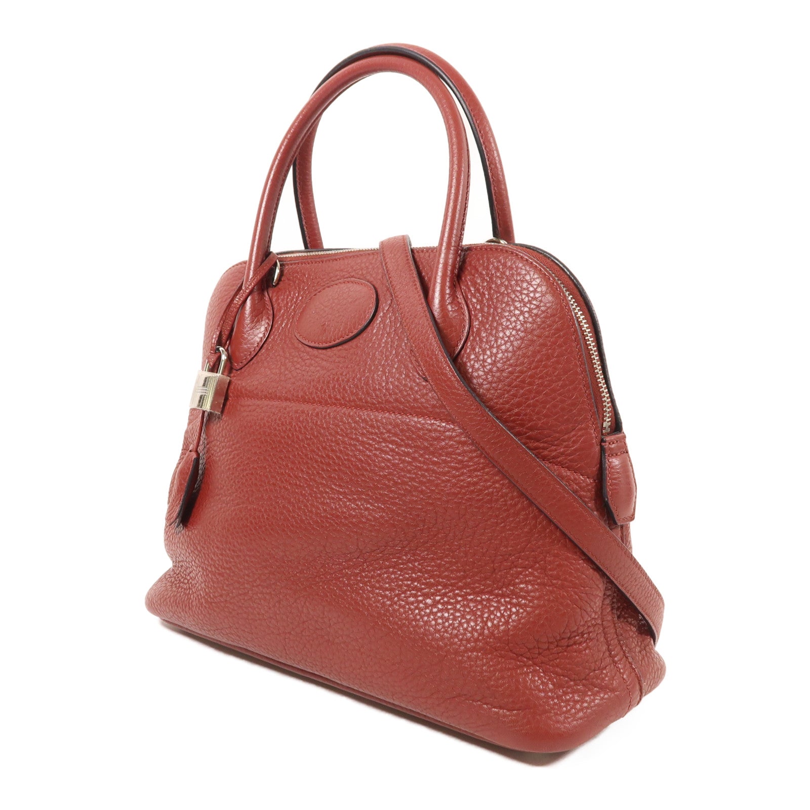 HERMES Togo皮革Bolide 31銀扣手挽肩背兩用袋