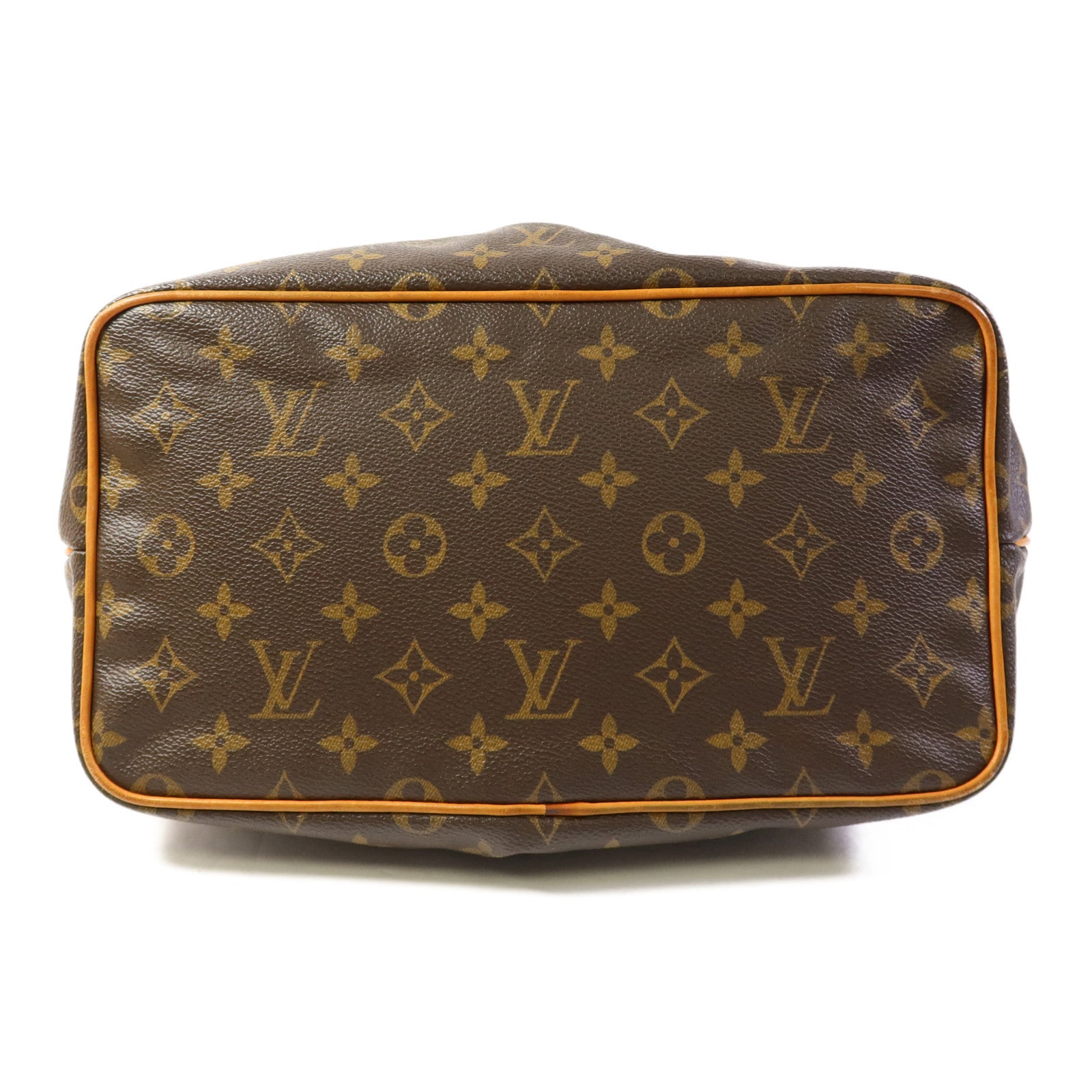 LOUIS VUITTON Monogram Palermo PM金扣手挽肩背兩用袋棕色
