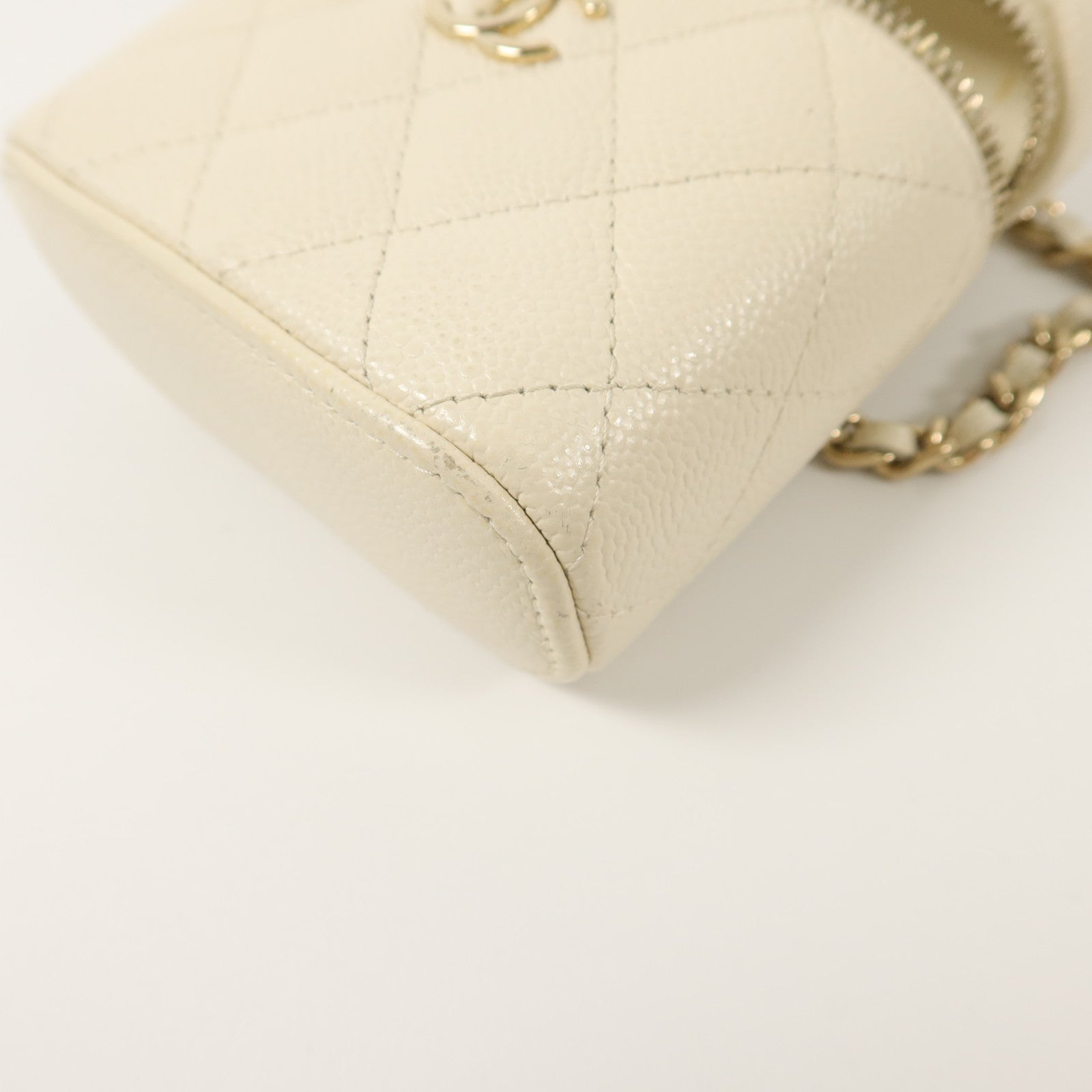 CHANEL 牛皮皮革Mini Box With Handle手挽肩背兩用袋