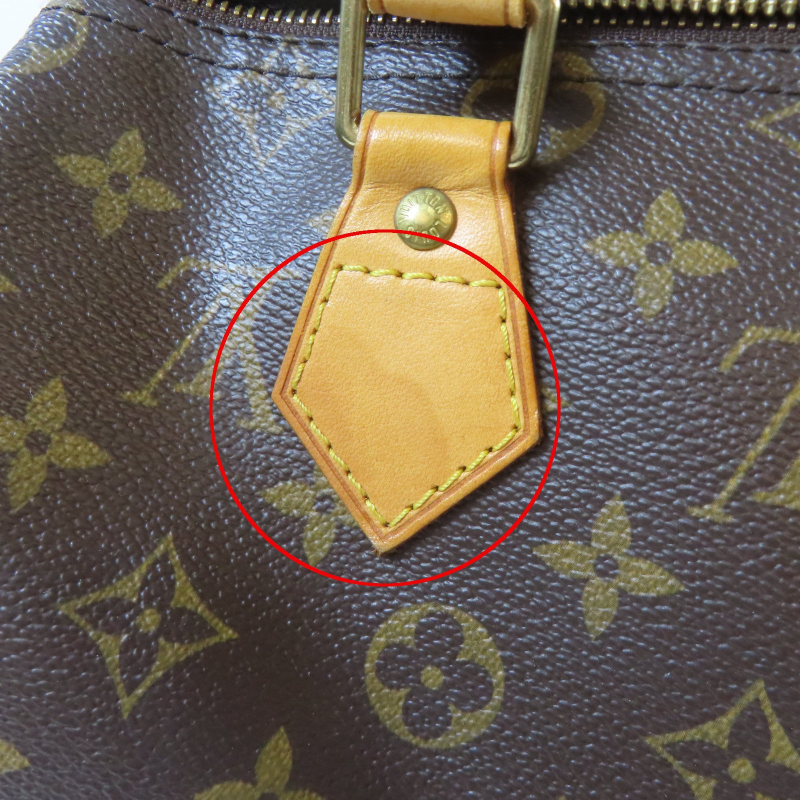LOUIS VUITTON Monogram Speedy 25金扣手挽袋啡色