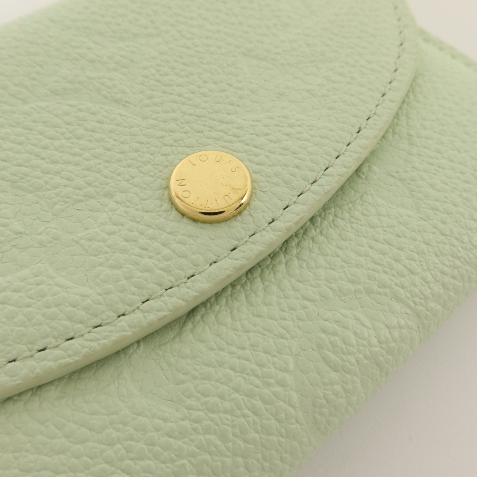 LOUIS VUITTON Monogram Empreinte Rosali金扣卡片/零錢包