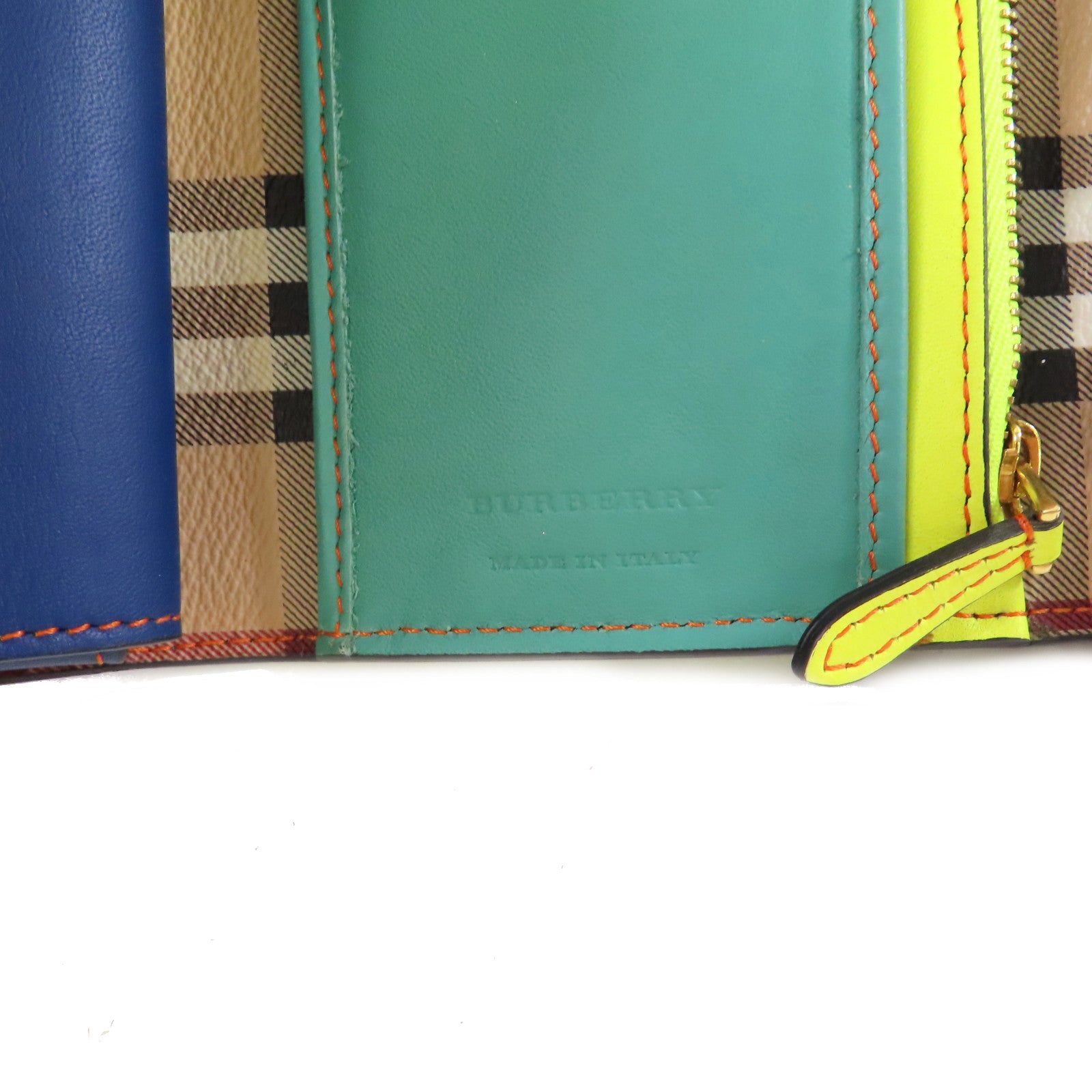 BURBERRY 牛皮皮革Wallet On Chain Shoulder Bag金扣肩背袋黑色