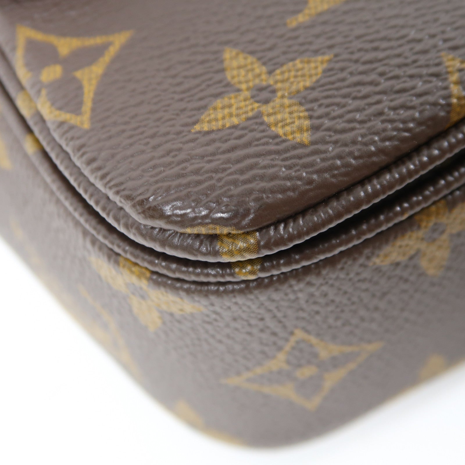 LOUIS VUITTON 【激減優惠】Monogram Marceau金扣肩背袋啡色/黑色