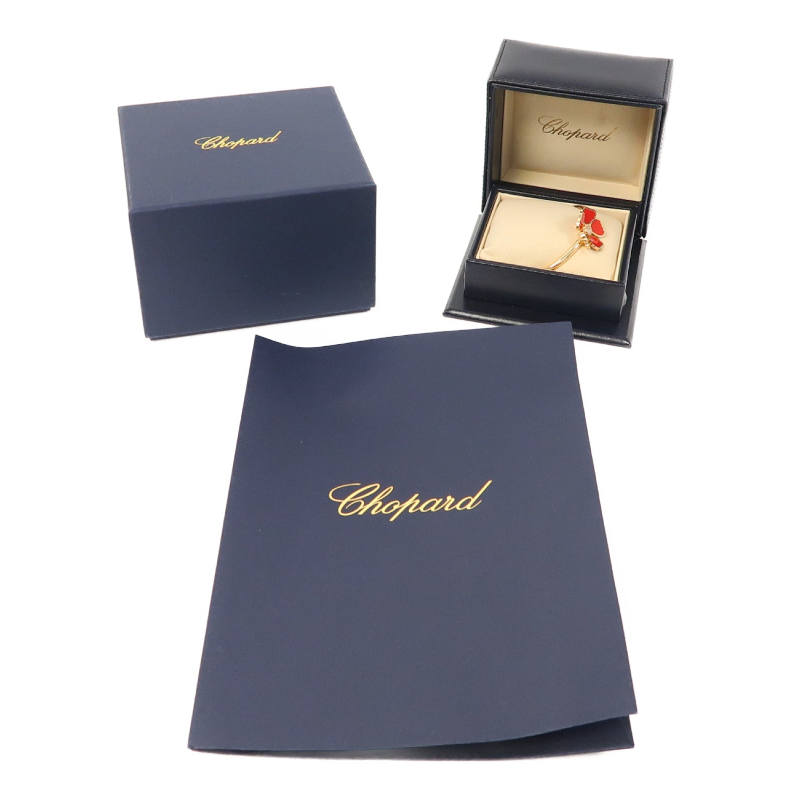 Chopard 18K玫瑰金Happy Hearts Flowers手鐲