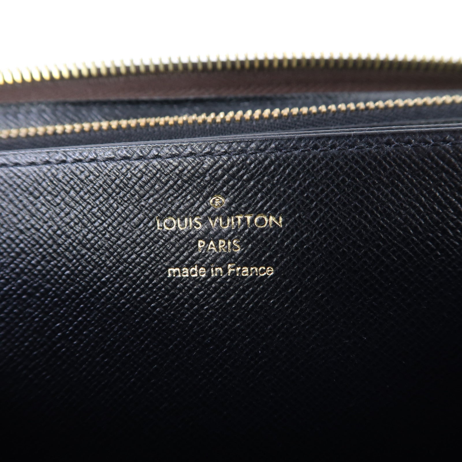 LOUIS VUITTON Monogram Zipper Long Wallet金扣長錢包啡色