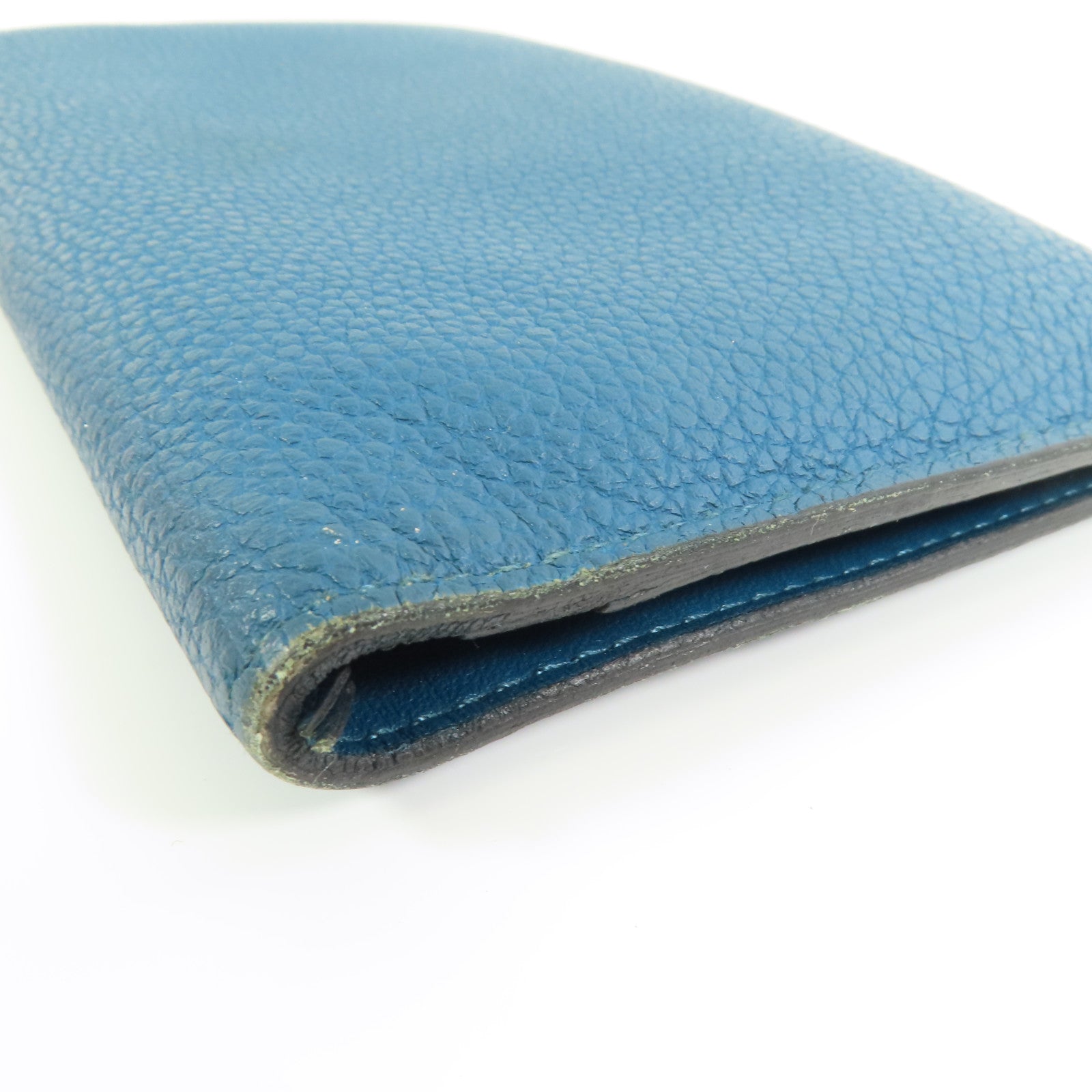 HERMES 【激減優惠】Clemence皮革Dogon Wallet銀扣長錢包Colvert