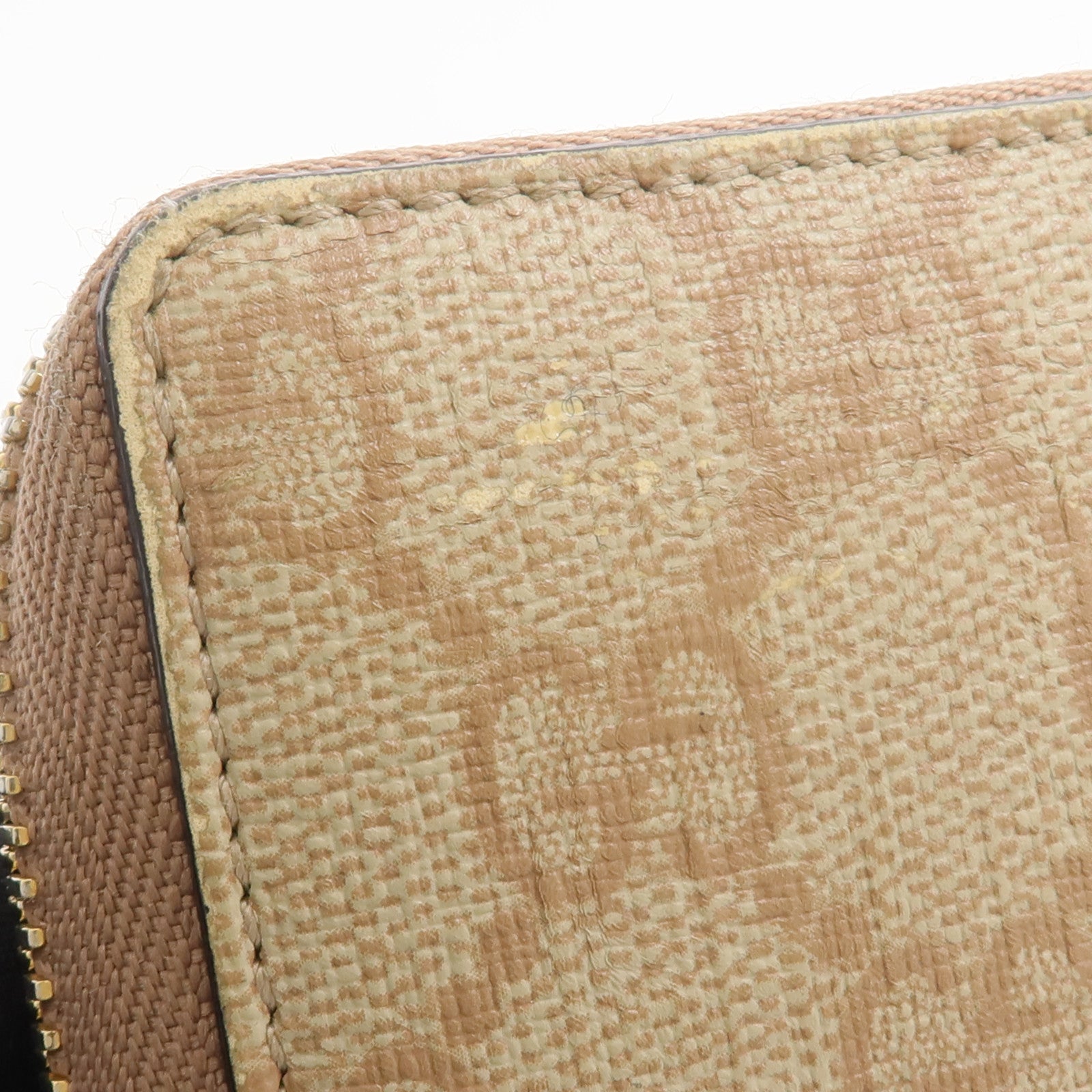 GUCCI 塗層帆布Long Wallet長錢包