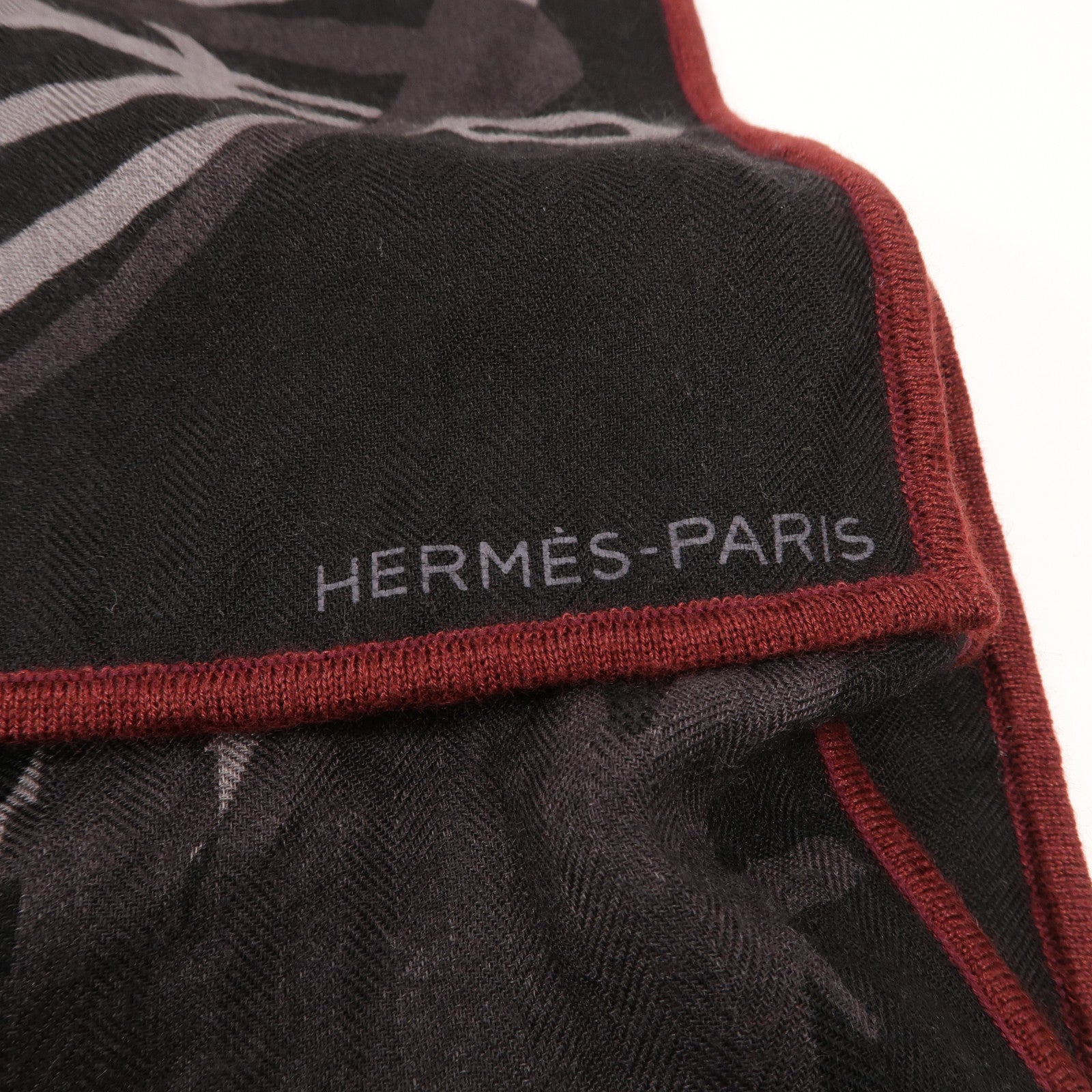 HERMES 絲質/羊絨Scarf 63X160cm圍巾