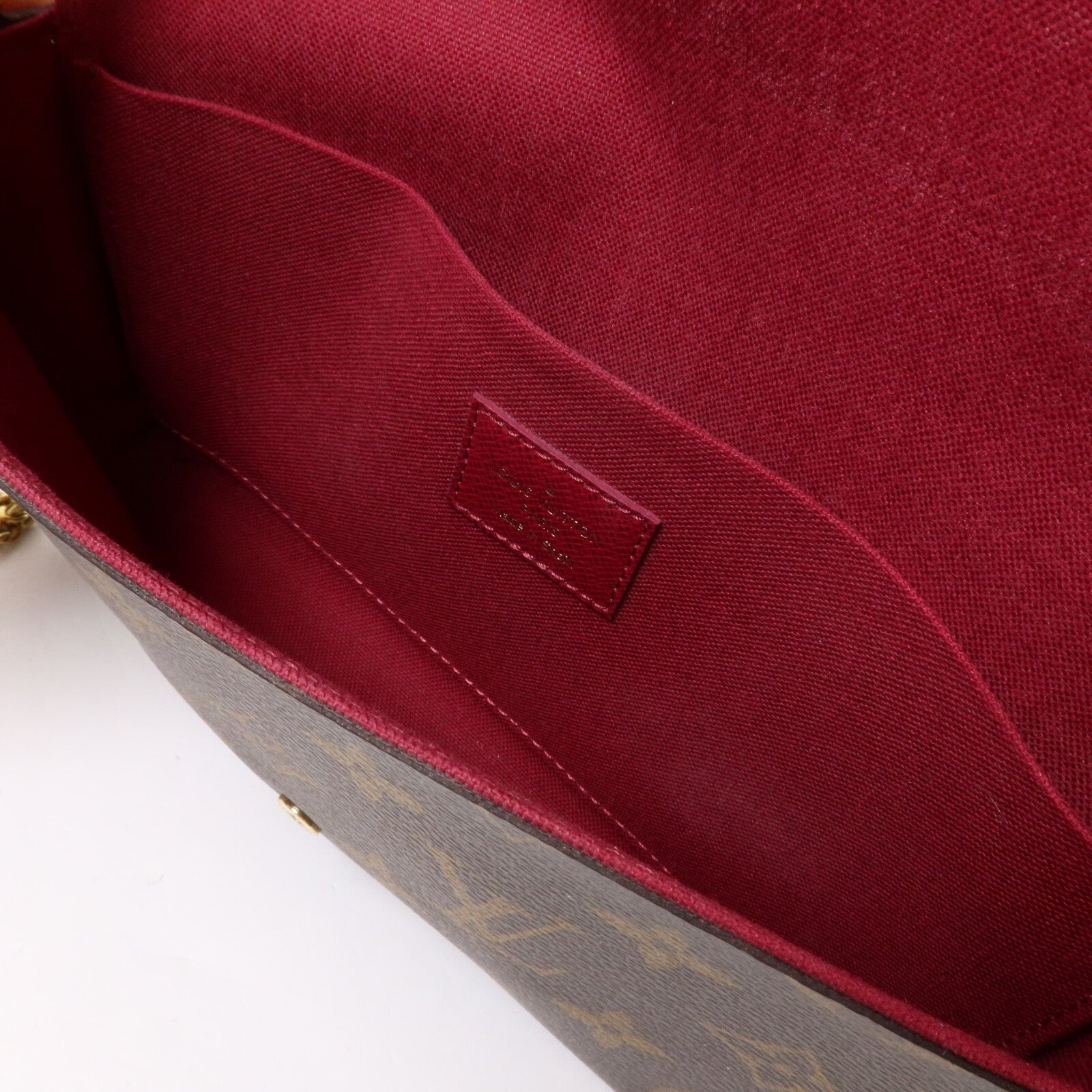 LOUIS VUITTON Monogram Pochette Felicie鏈帶肩背袋