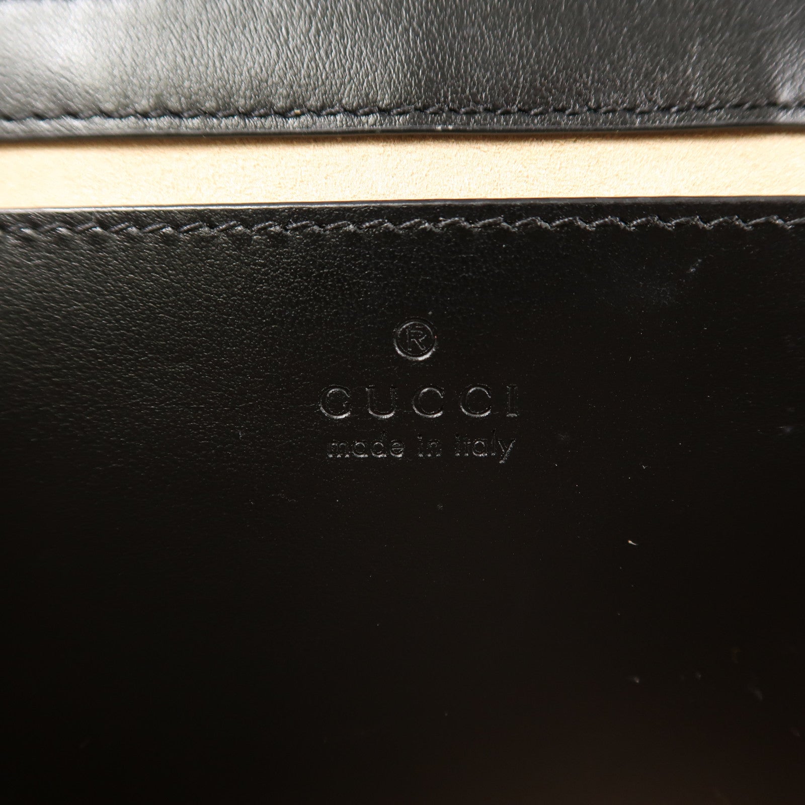 GUCCI 牛皮皮革GG Marmont Mini Shoulder銀扣肩背袋