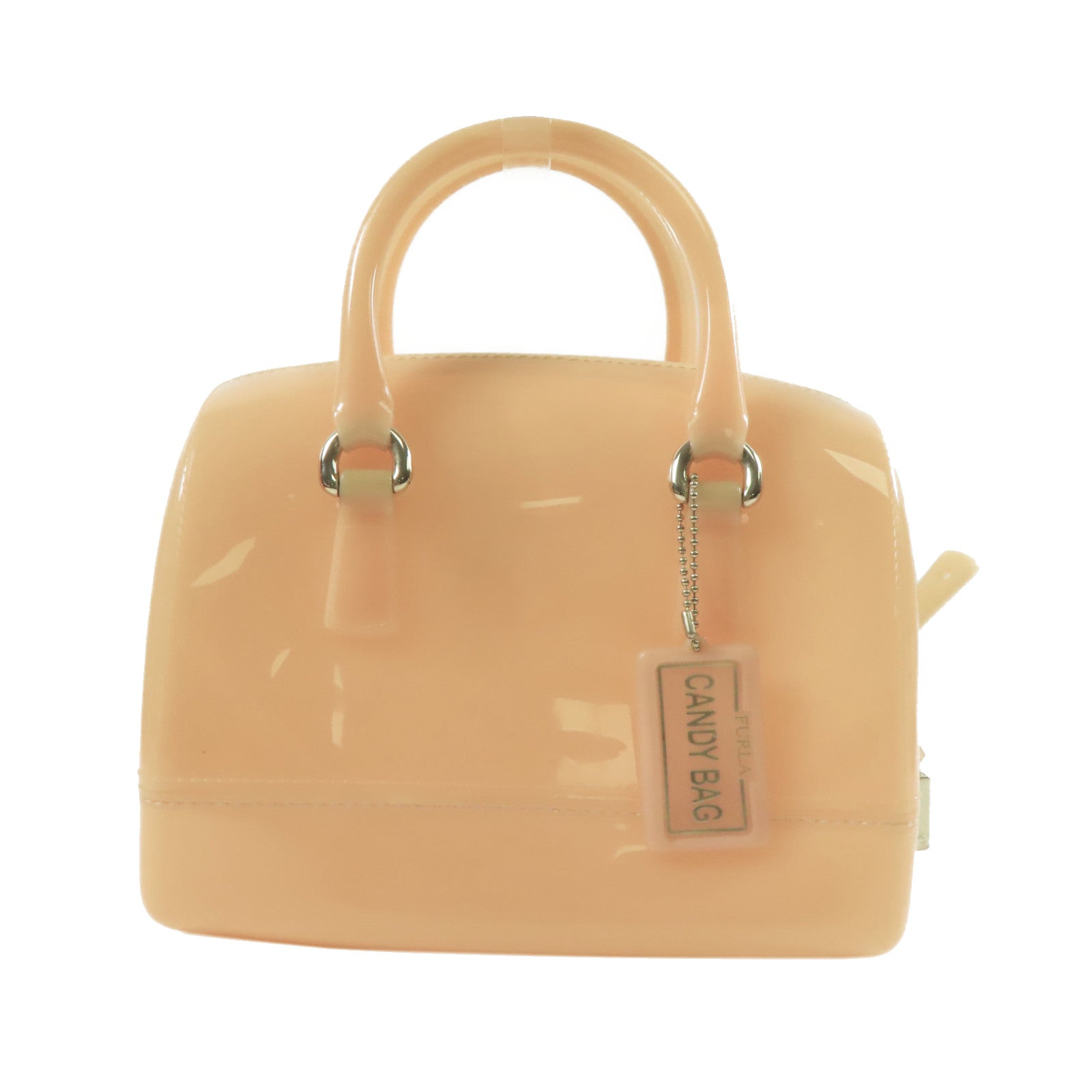 Furla PVC Candy Bag金扣手挽袋沙漠色