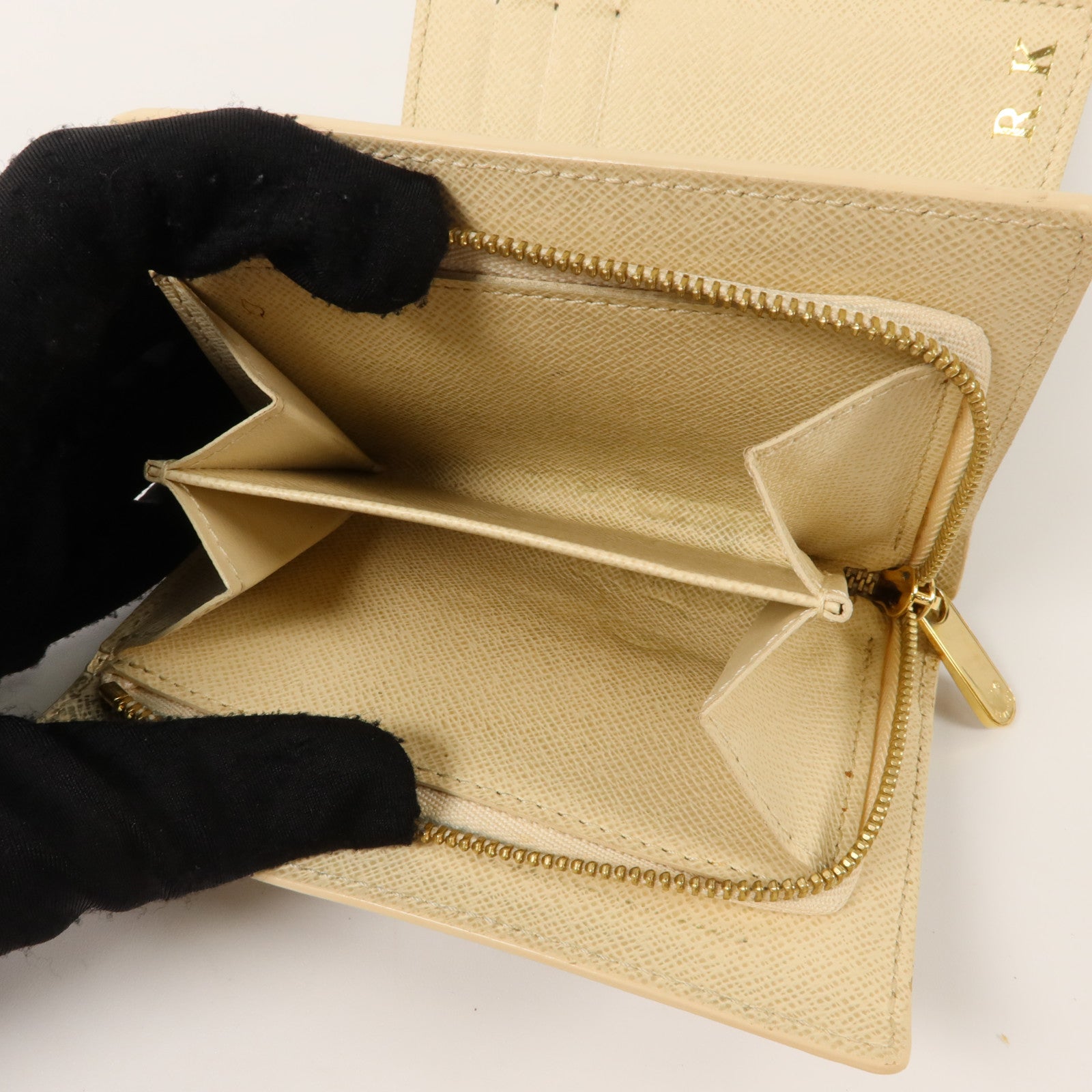 LOUIS VUITTON Damier Azur Portefeuille Joy Wallet金扣錢包