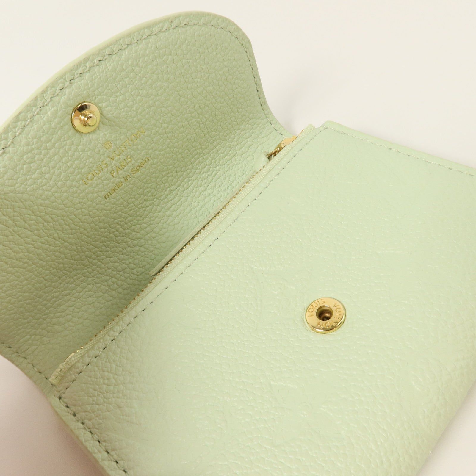 LOUIS VUITTON Monogram Empreinte Rosali金扣卡片/零錢包