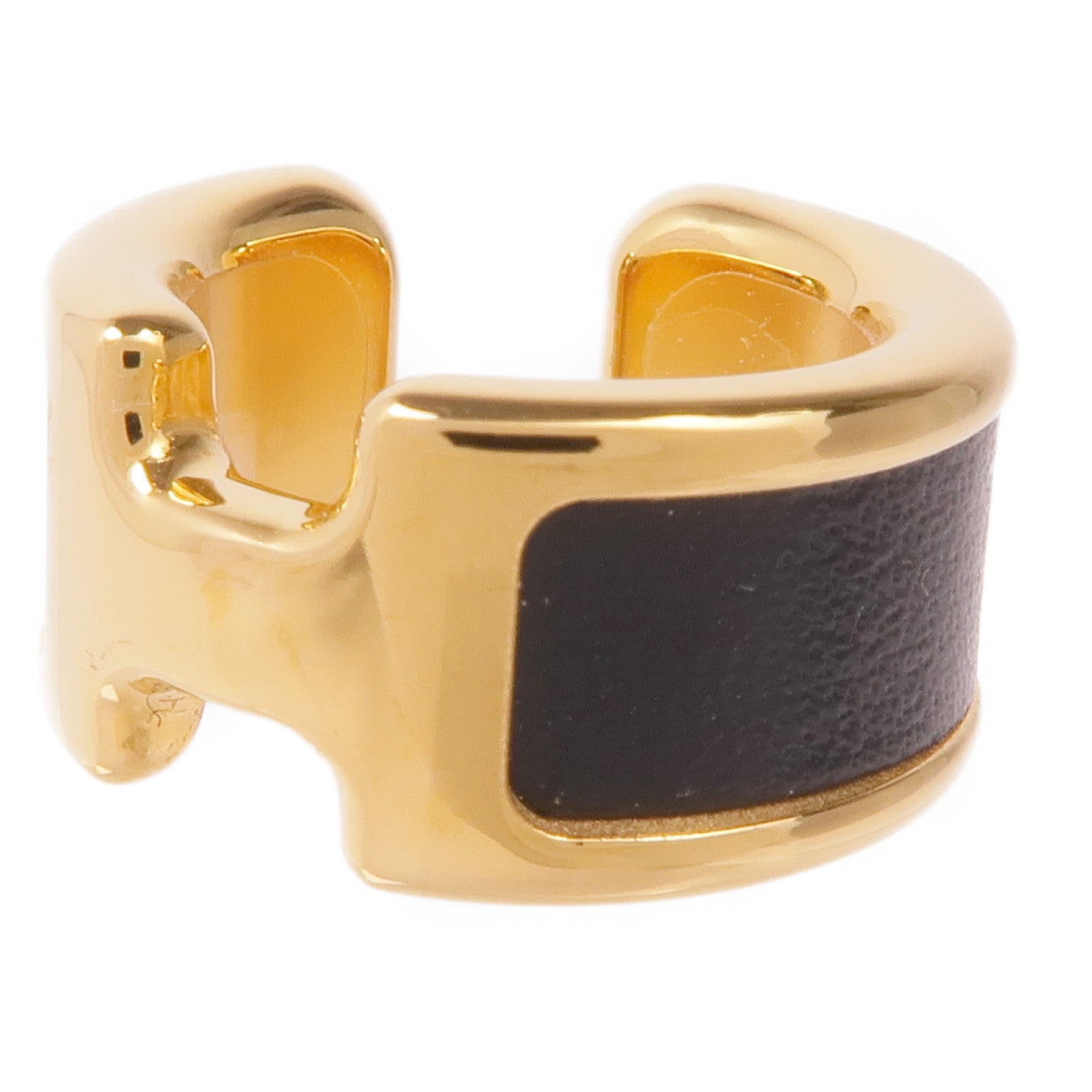 HERMES 金屬/牛皮皮革Olympe Ear Cuff耳夾