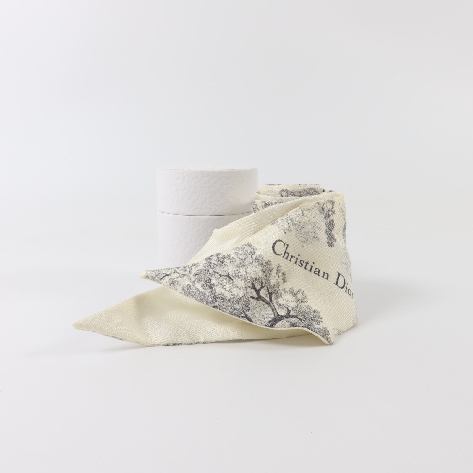 Dior 絲質Toile De Jouy Mitzah Scarf絲巾