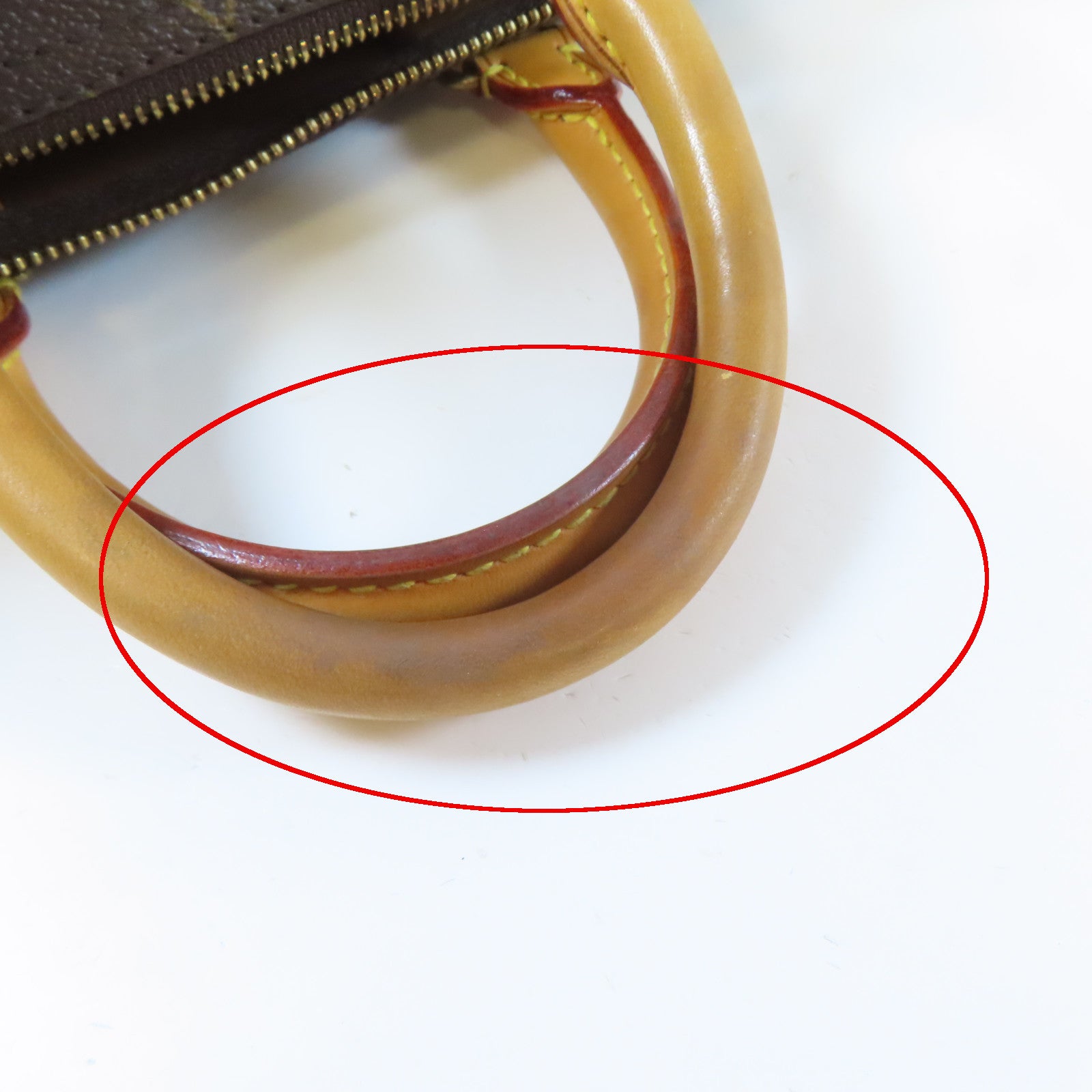 LOUIS VUITTON Monogram Speedy 25金扣手挽袋啡色