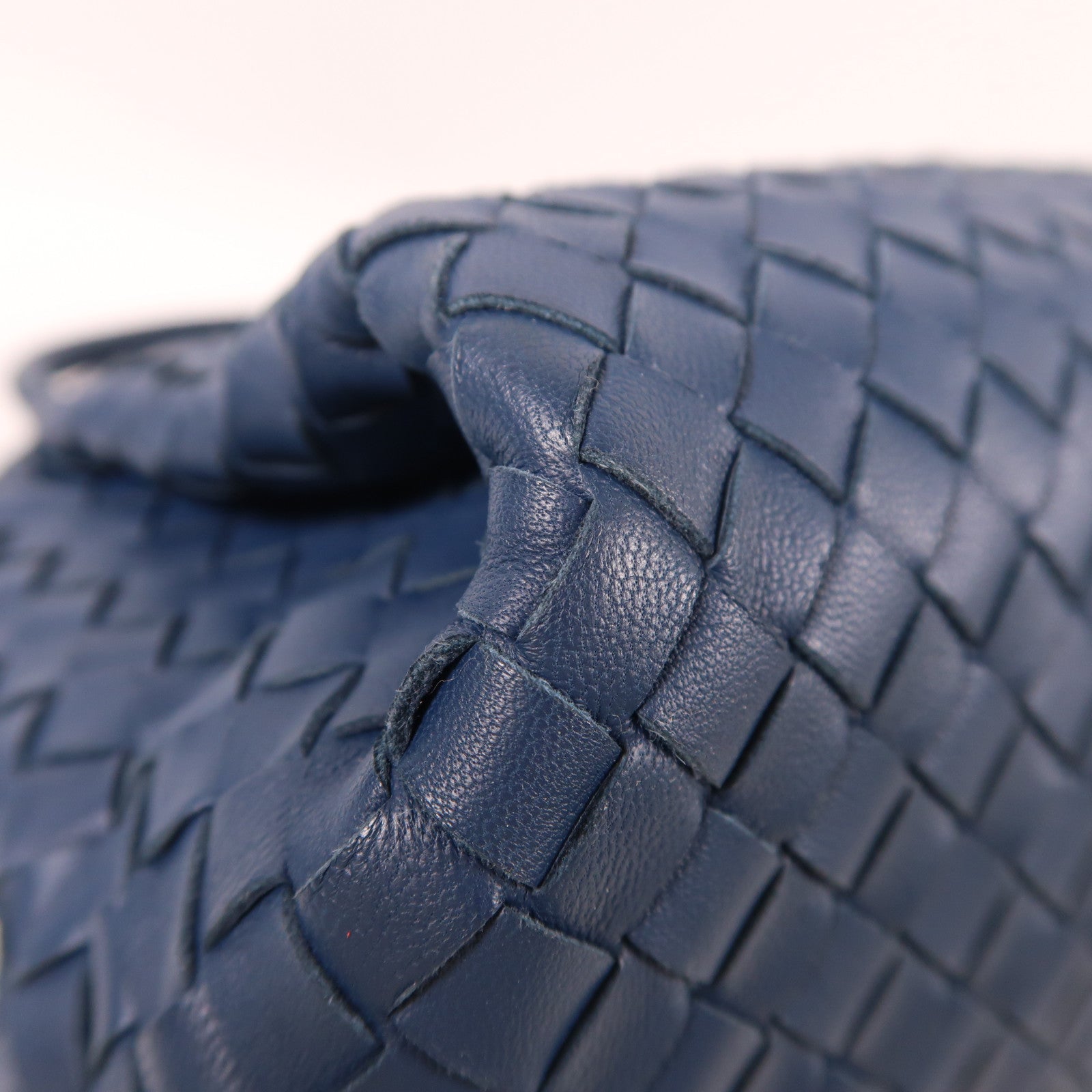 BOTTEGA VENETA 牛皮皮革Tote Bag肩背袋藍色