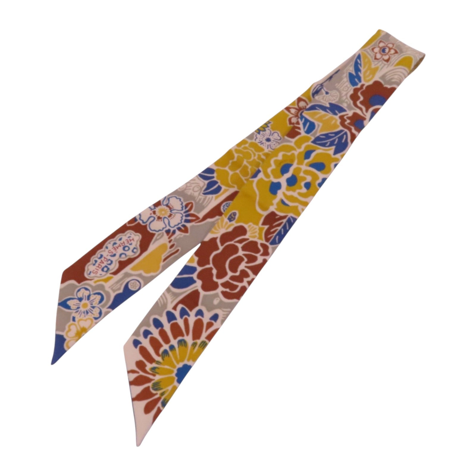 HERMES 絲質Twilly Scarf絲巾