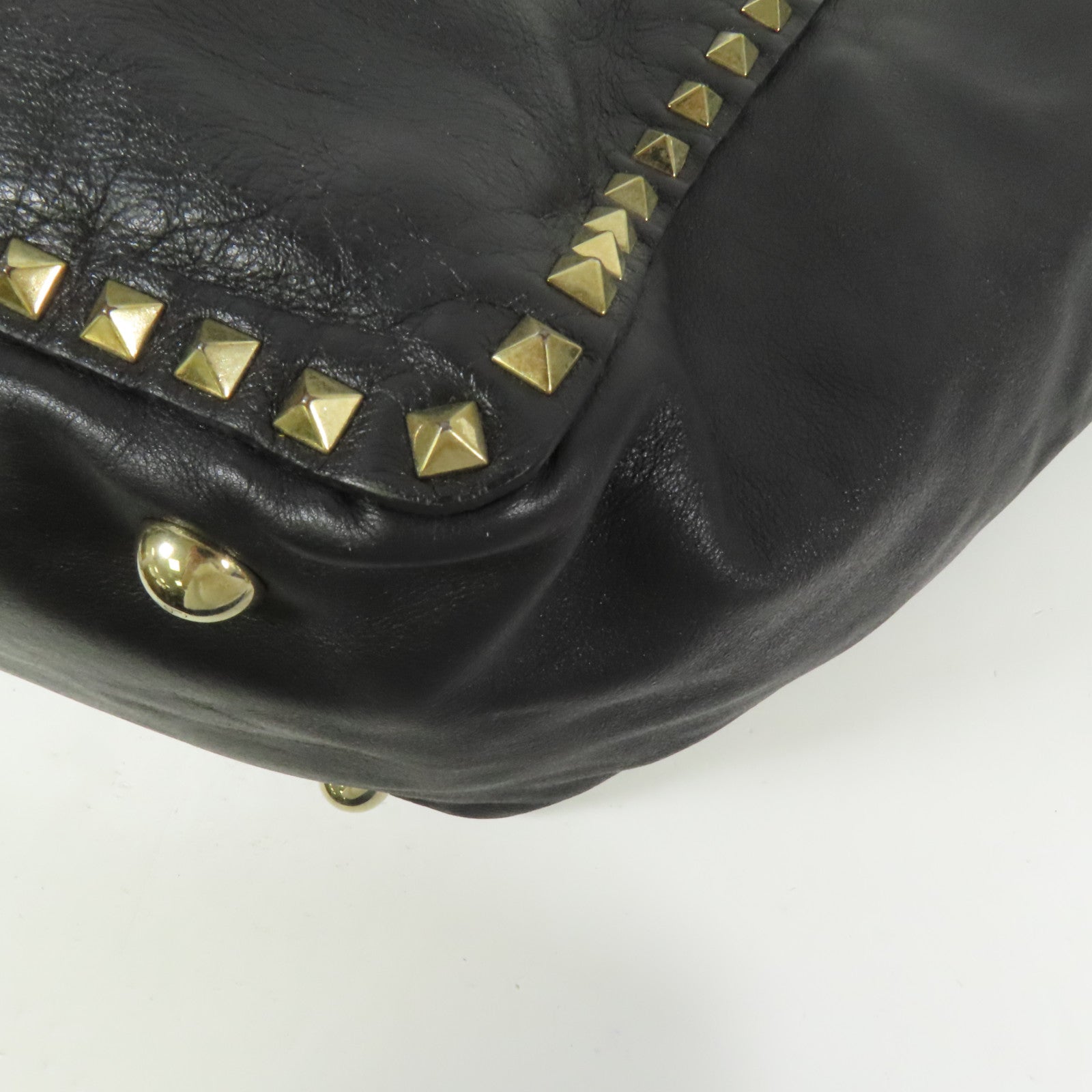 Valentino 牛皮皮革Rockstud金扣手挽肩背兩用袋