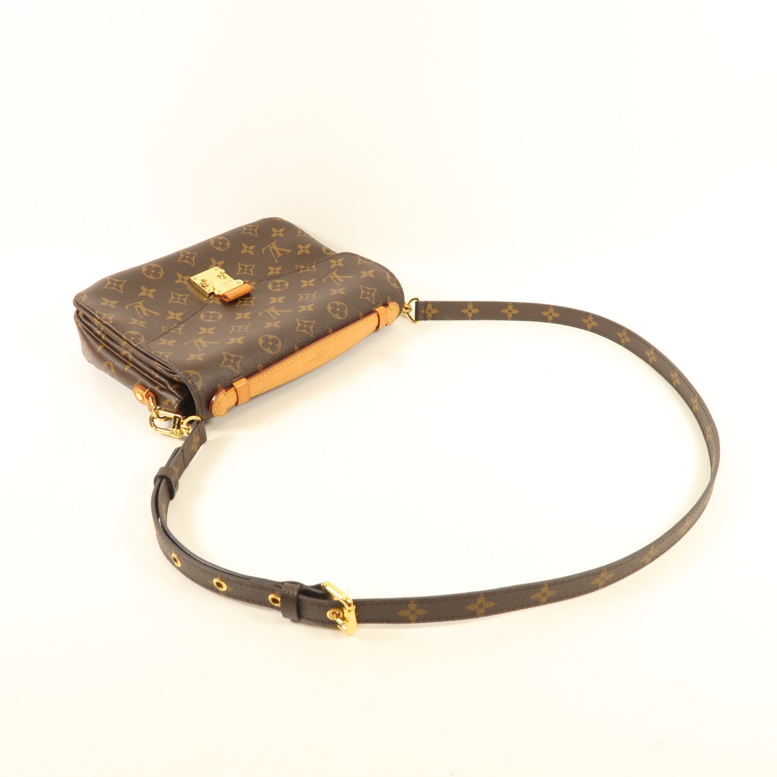 LOUIS VUITTON Monogram Pochette Metis MM金扣手挽肩背兩用袋