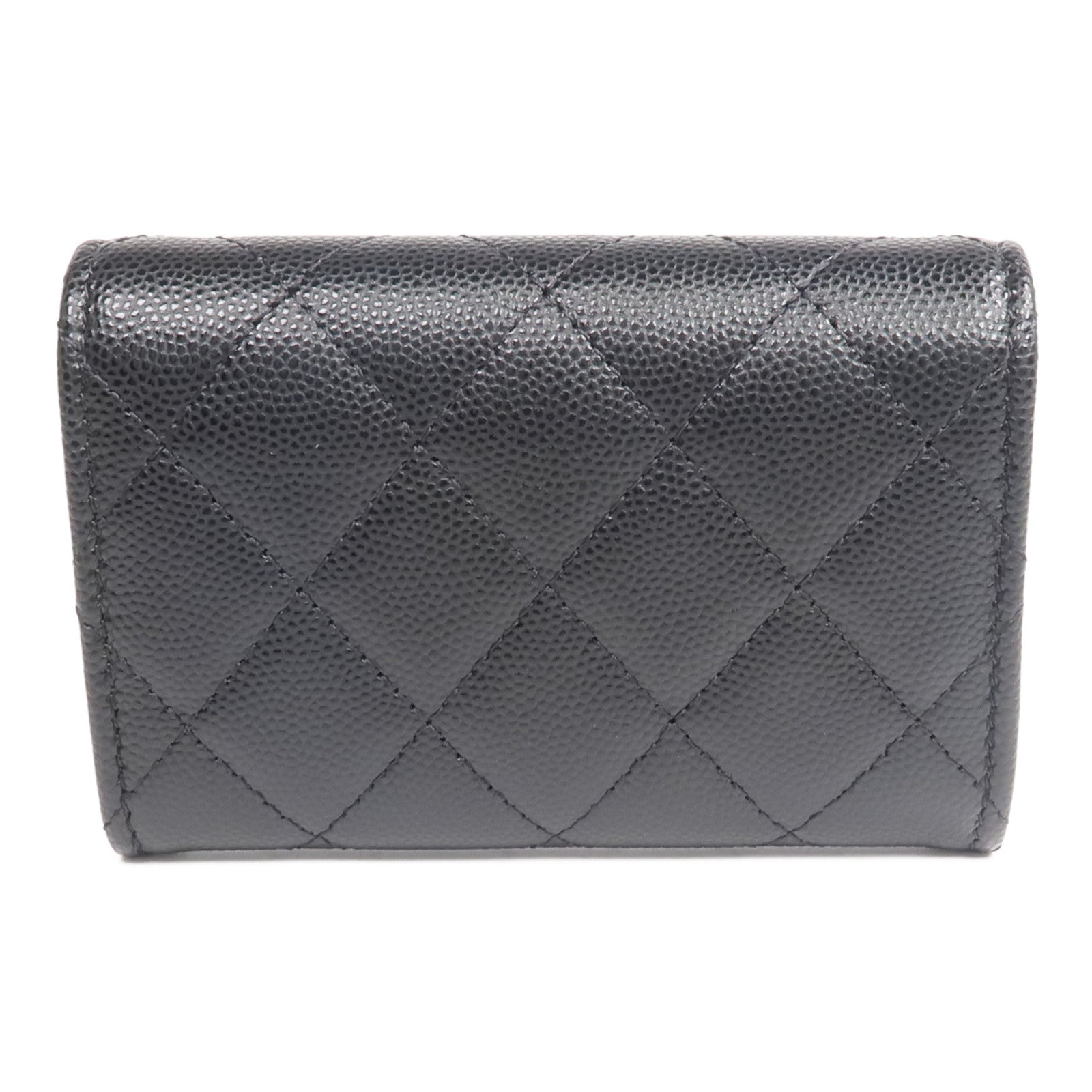 CHANEL 牛皮皮革Card/Coin Case金扣零錢包/卡片套