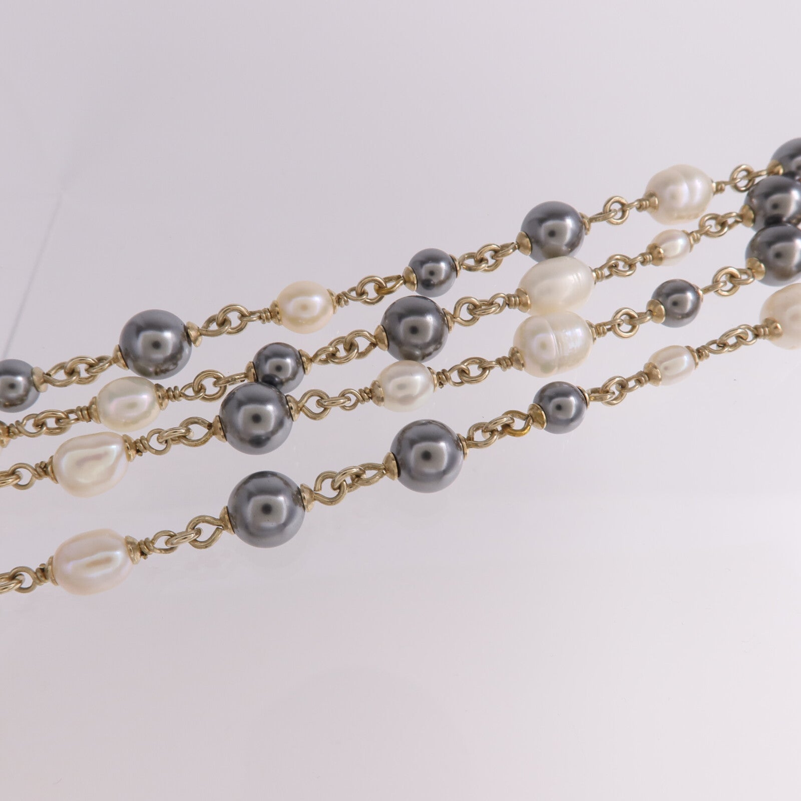 CHANEL PVC/金屬Long Necklace項鍊