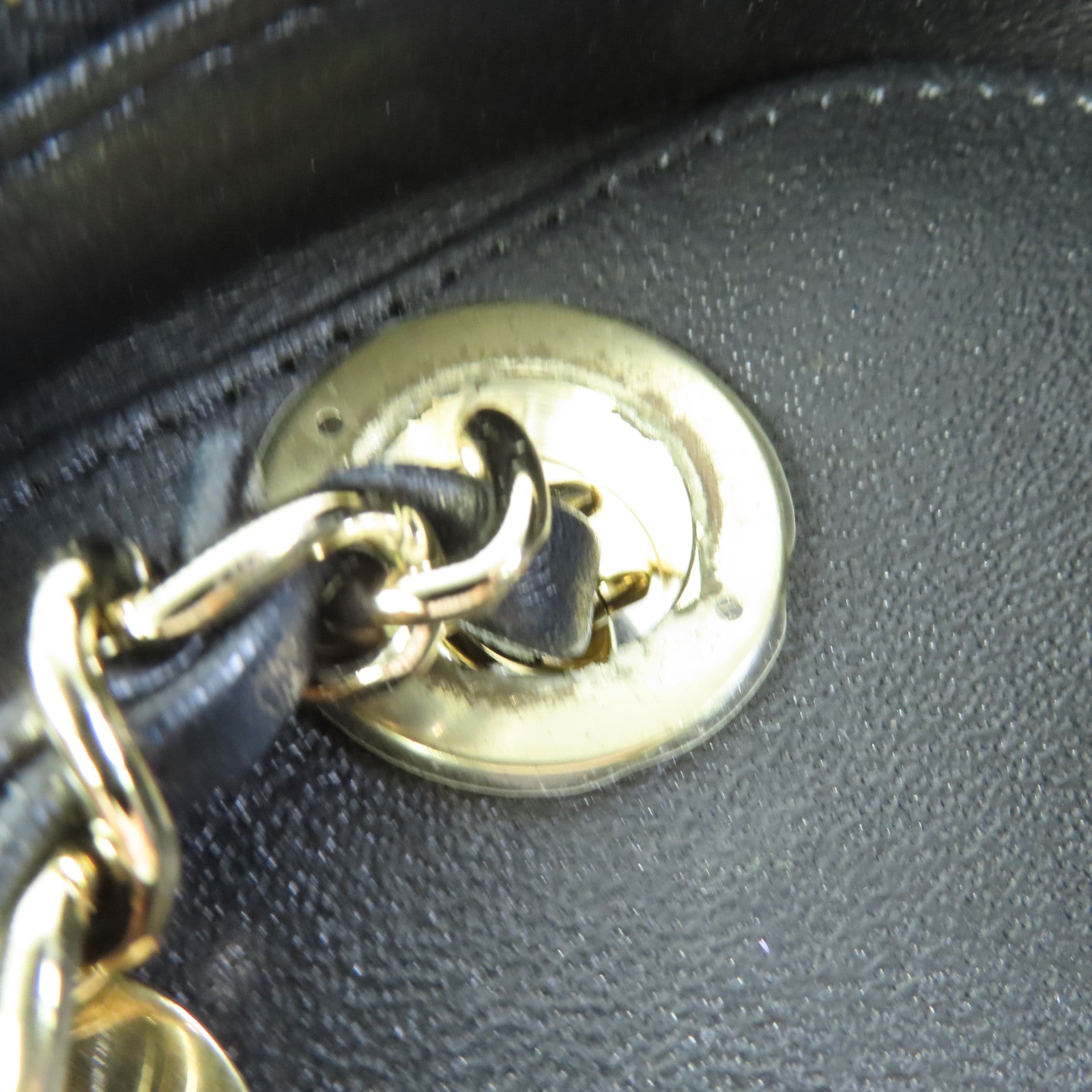 CHANEL CC GHW Trendy CC Vanity Case 2 Way Shoulder Bag Lambskin Leather Black