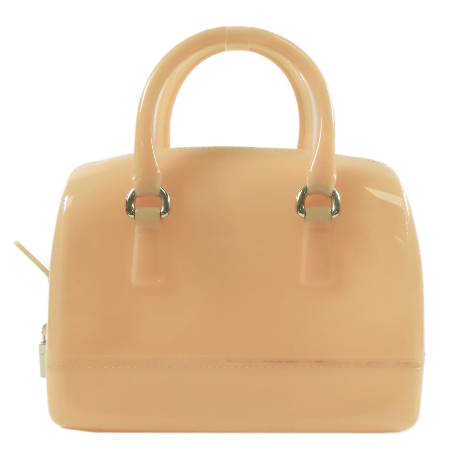 Furla PVC Candy Bag金扣手挽袋沙漠色