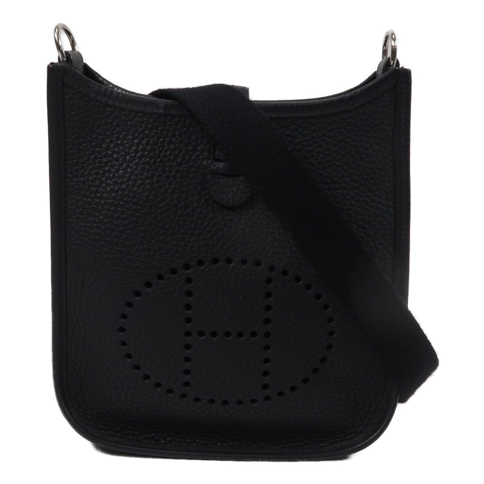 HERMES Clemence皮革Evelyne TPM肩背袋Noir
