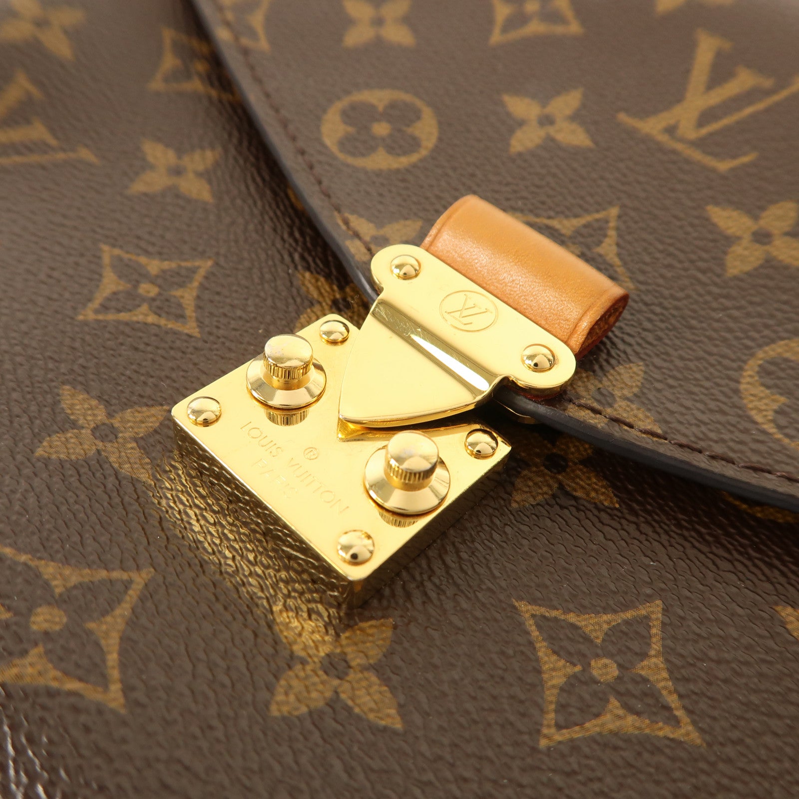 LOUIS VUITTON Monogram Pochette Metis MM金扣手挽肩背兩用袋