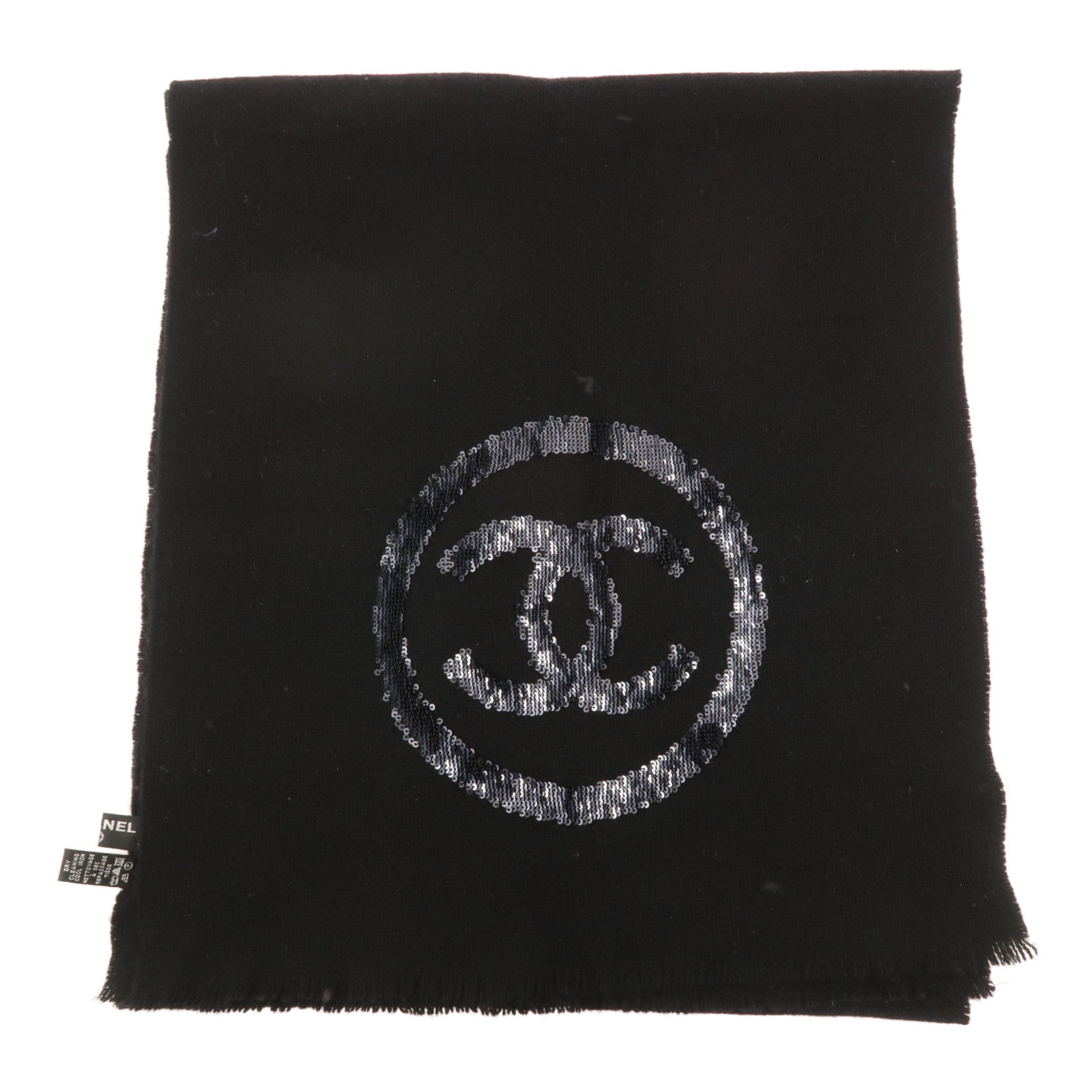 CHANEL 羊絨Scarf 38X180cm圍巾