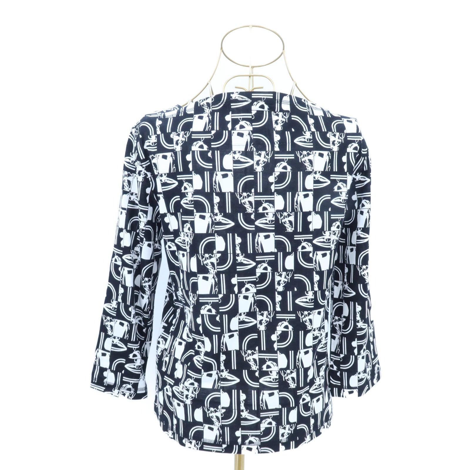 HERMES Cotton Bride De Gala Desordre上衣