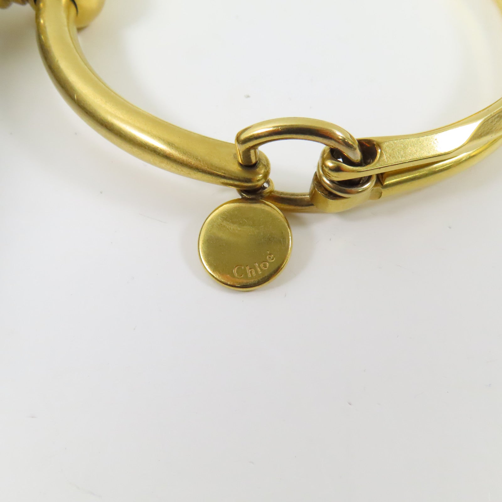 Chloe 【激減優惠】牛皮皮革Nile Bag金扣手挽肩背兩用袋