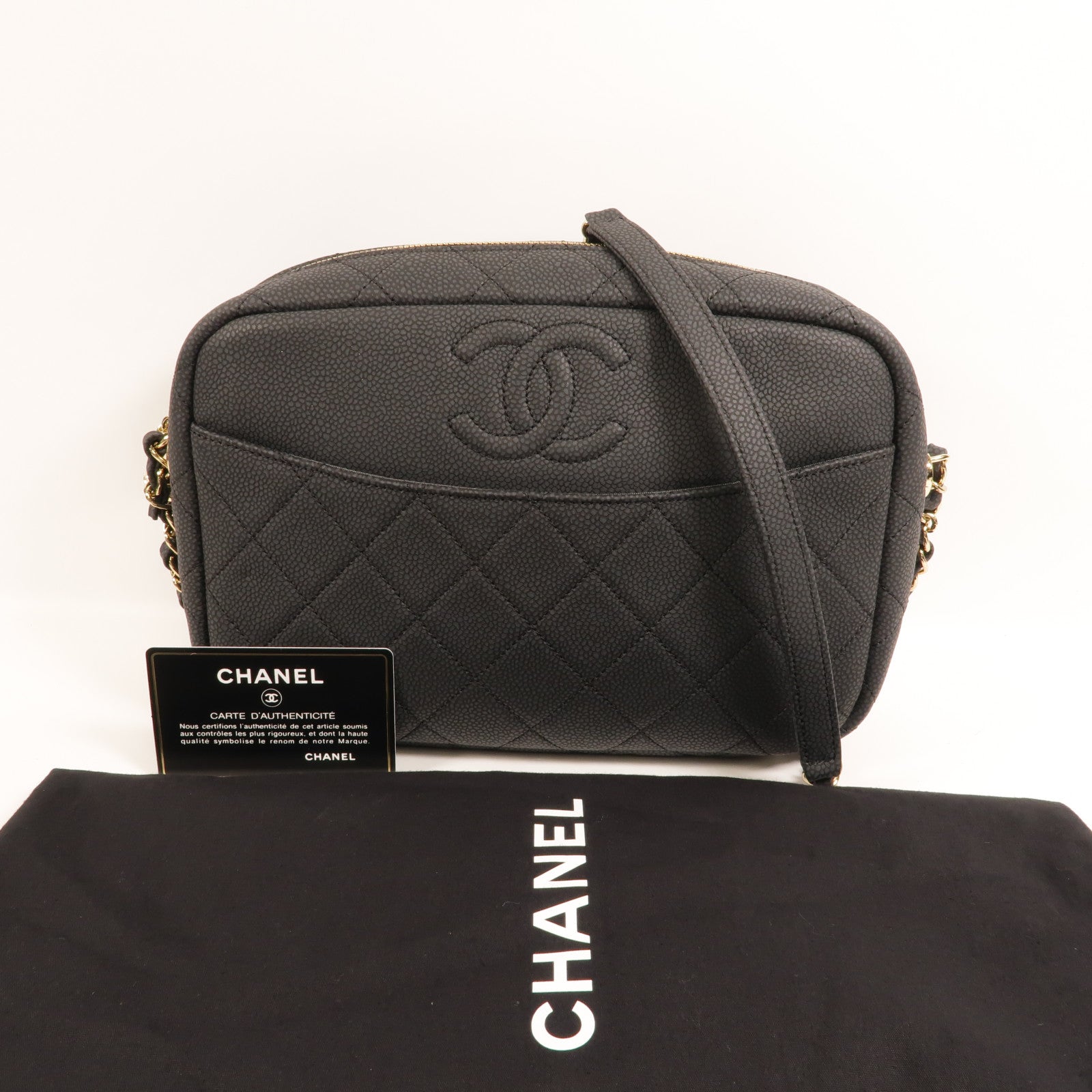 CHANEL 牛皮皮革Coco Tassel Camera Bag肩背袋