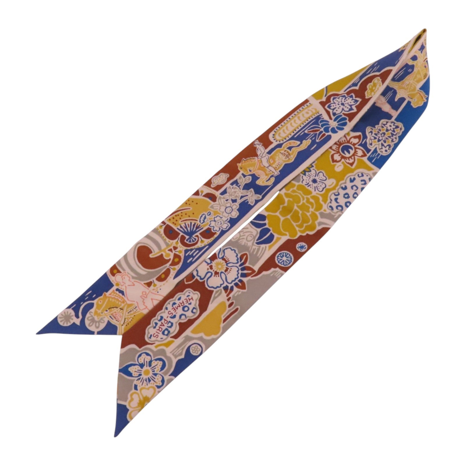 HERMES 絲質Twilly Scarf絲巾