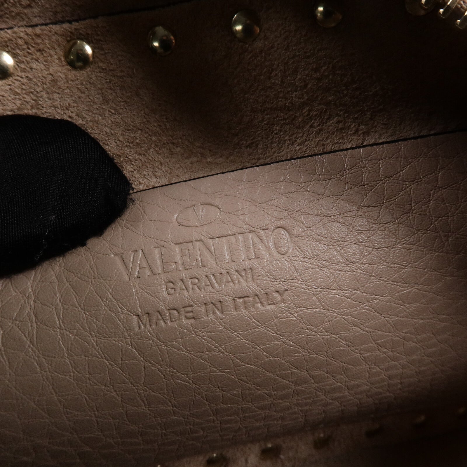 Valentino 牛皮皮革Garavani Rockstud肩背袋