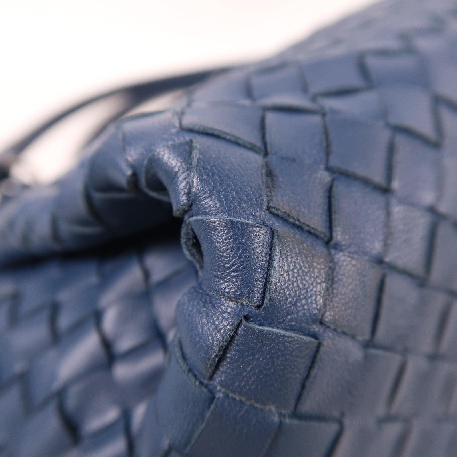 BOTTEGA VENETA 牛皮皮革Tote Bag肩背袋藍色
