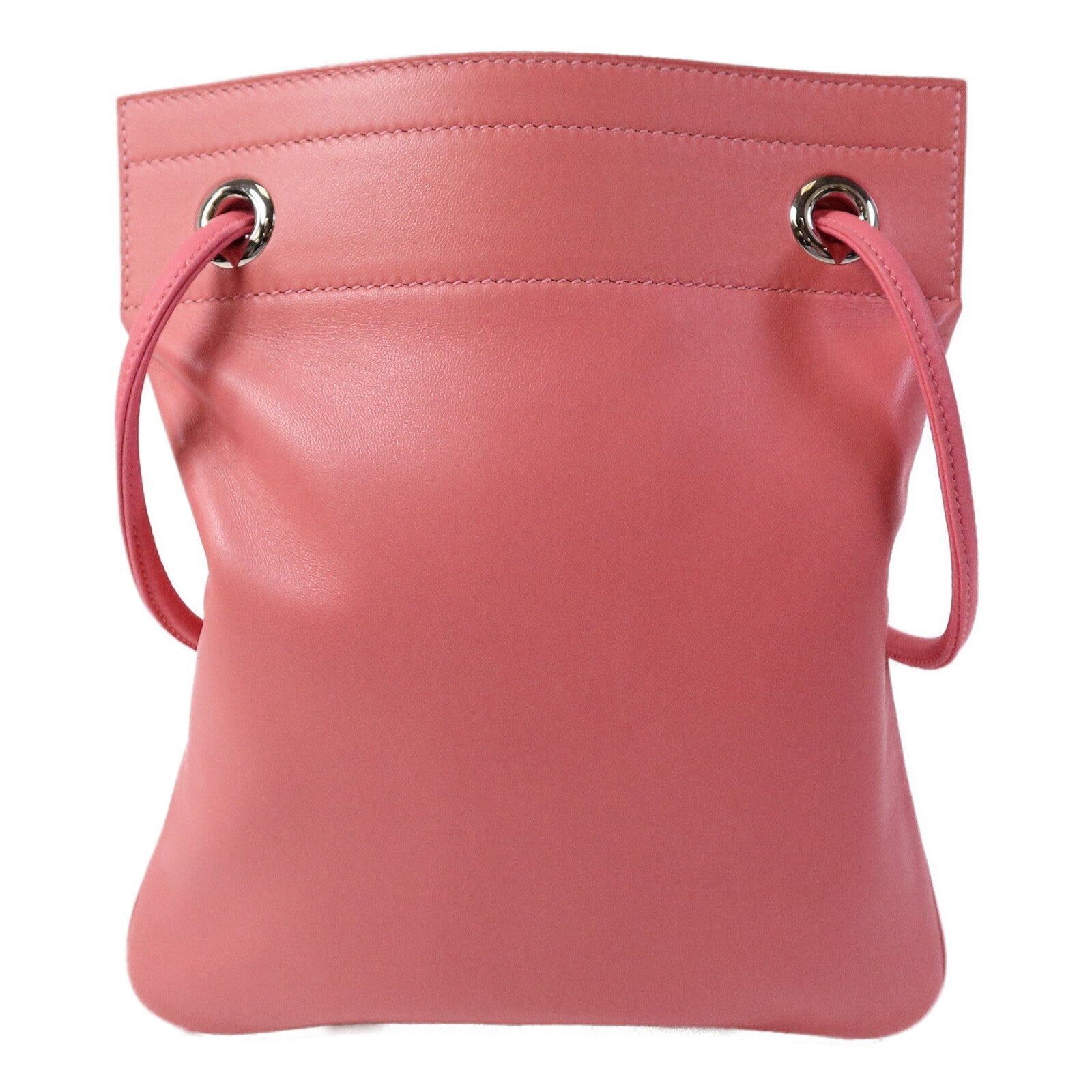 HERMES Swift皮革Aline Mini肩背袋Rose Azalee